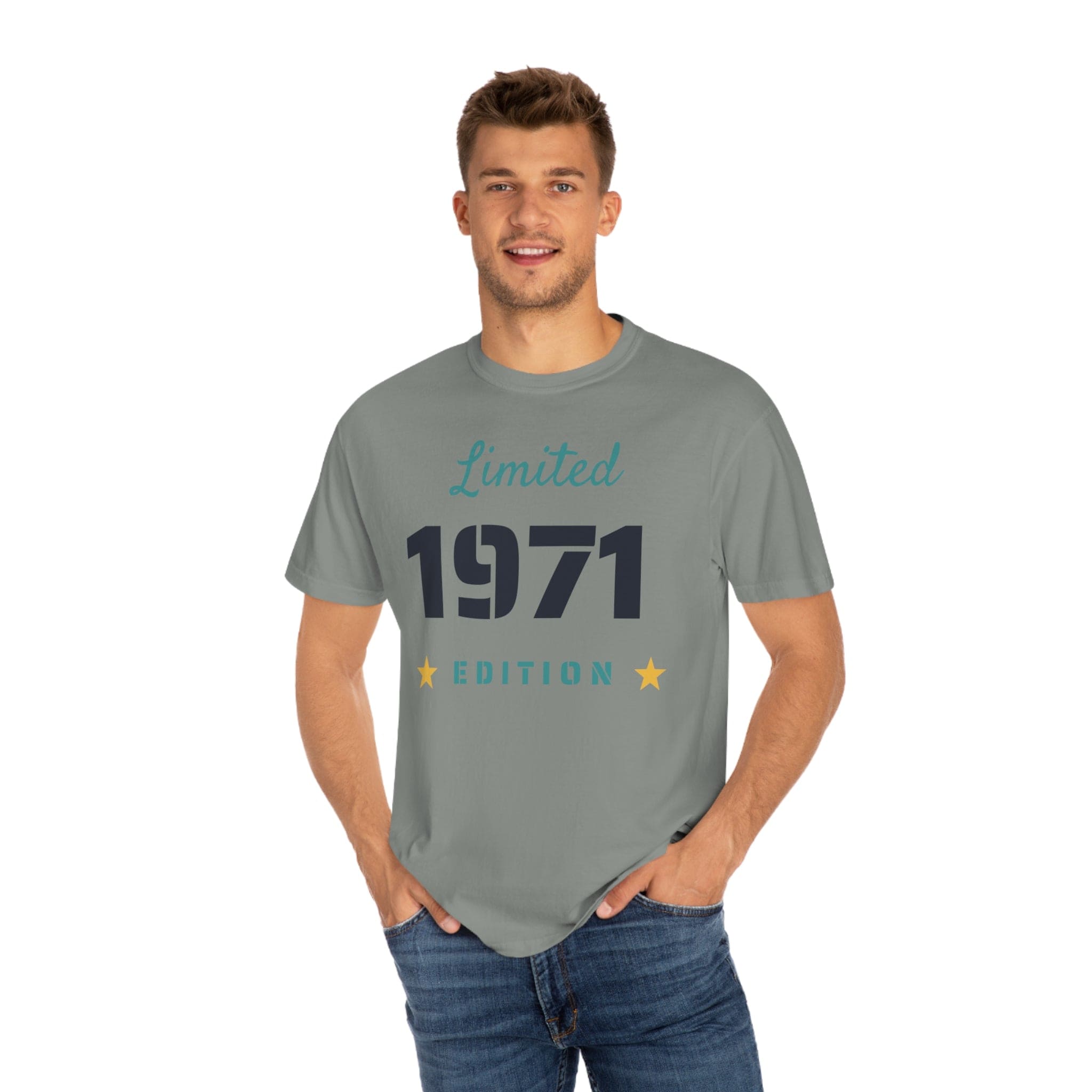 Printify T-Shirt Grey / S Limited Edition Shirt - Customized Year - Unisex Garment-Dyed T-shirt