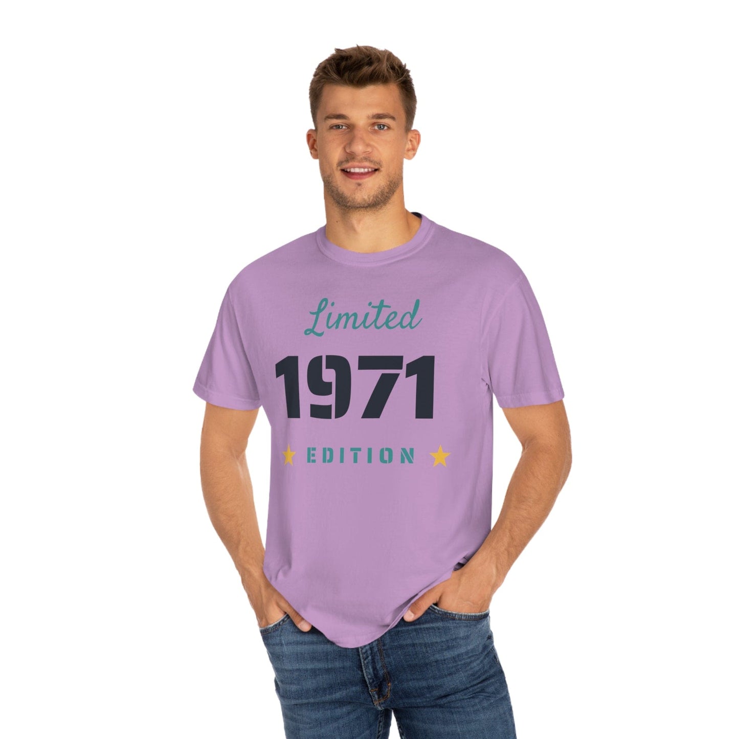 Printify T-Shirt Orchid / S Limited Edition Shirt - Customized Year - Unisex Garment-Dyed T-shirt