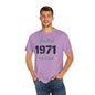 Printify T-Shirt Orchid / S Limited Edition Shirt - Customized Year - Unisex Garment-Dyed T-shirt