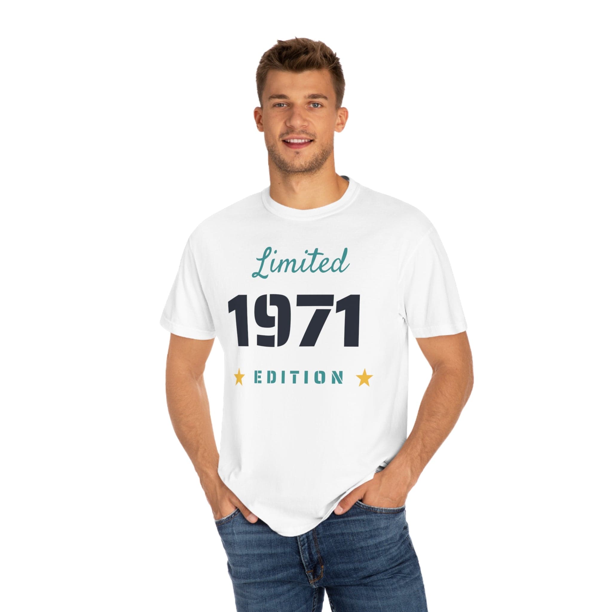 Printify T-Shirt White / S Limited Edition Shirt - Customized Year - Unisex Garment-Dyed T-shirt
