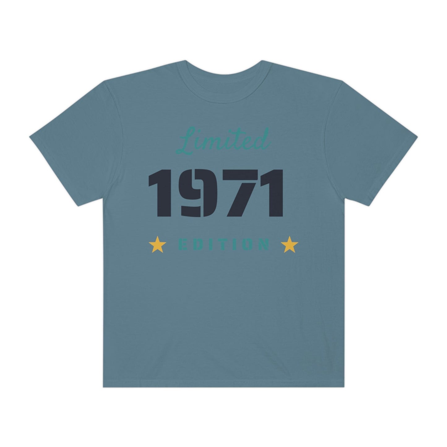Printify T-Shirt Limited Edition Shirt - Customized Year - Unisex Garment-Dyed T-shirt