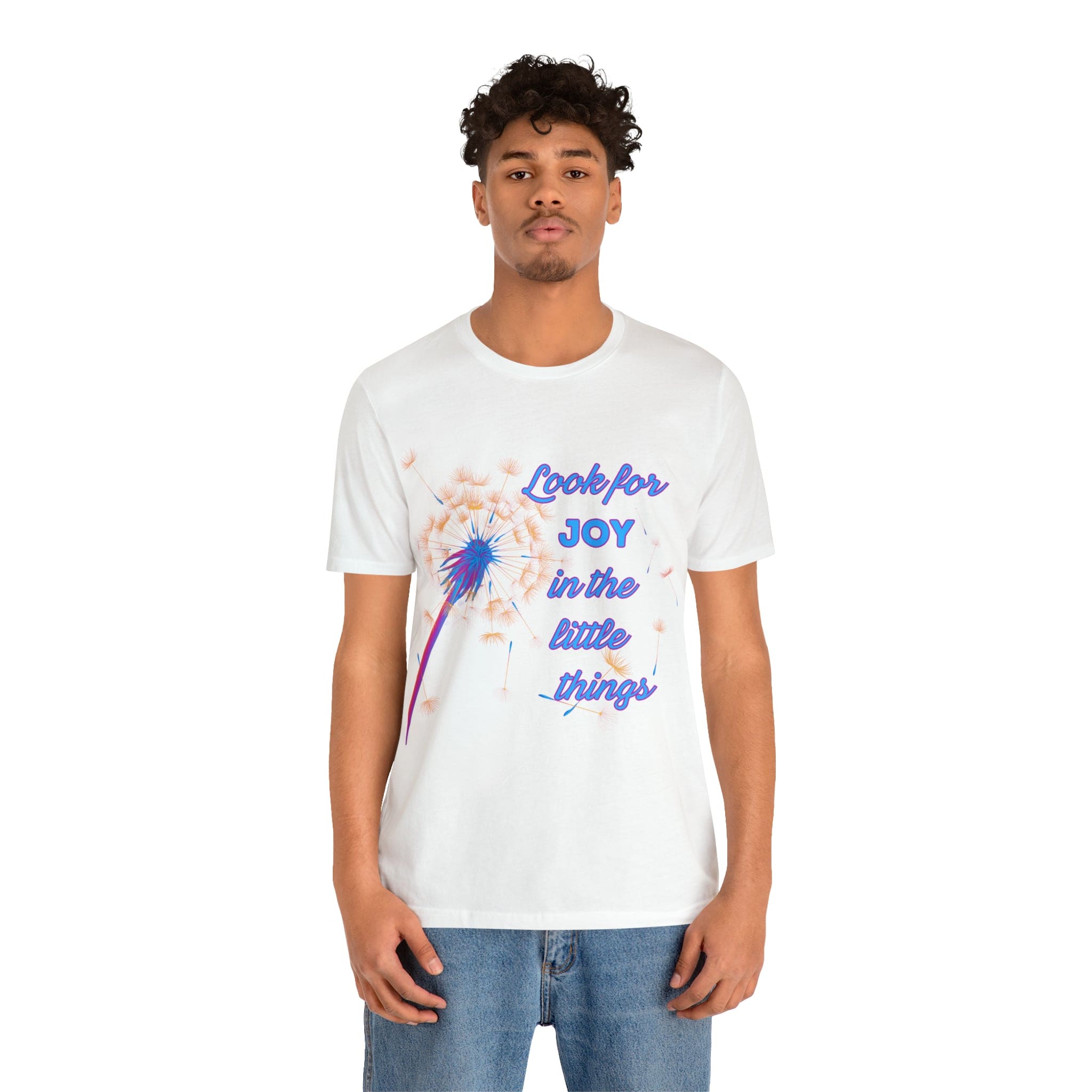 Printify T-Shirt Look for Joy - Unisex Jersey Short Sleeve Tee