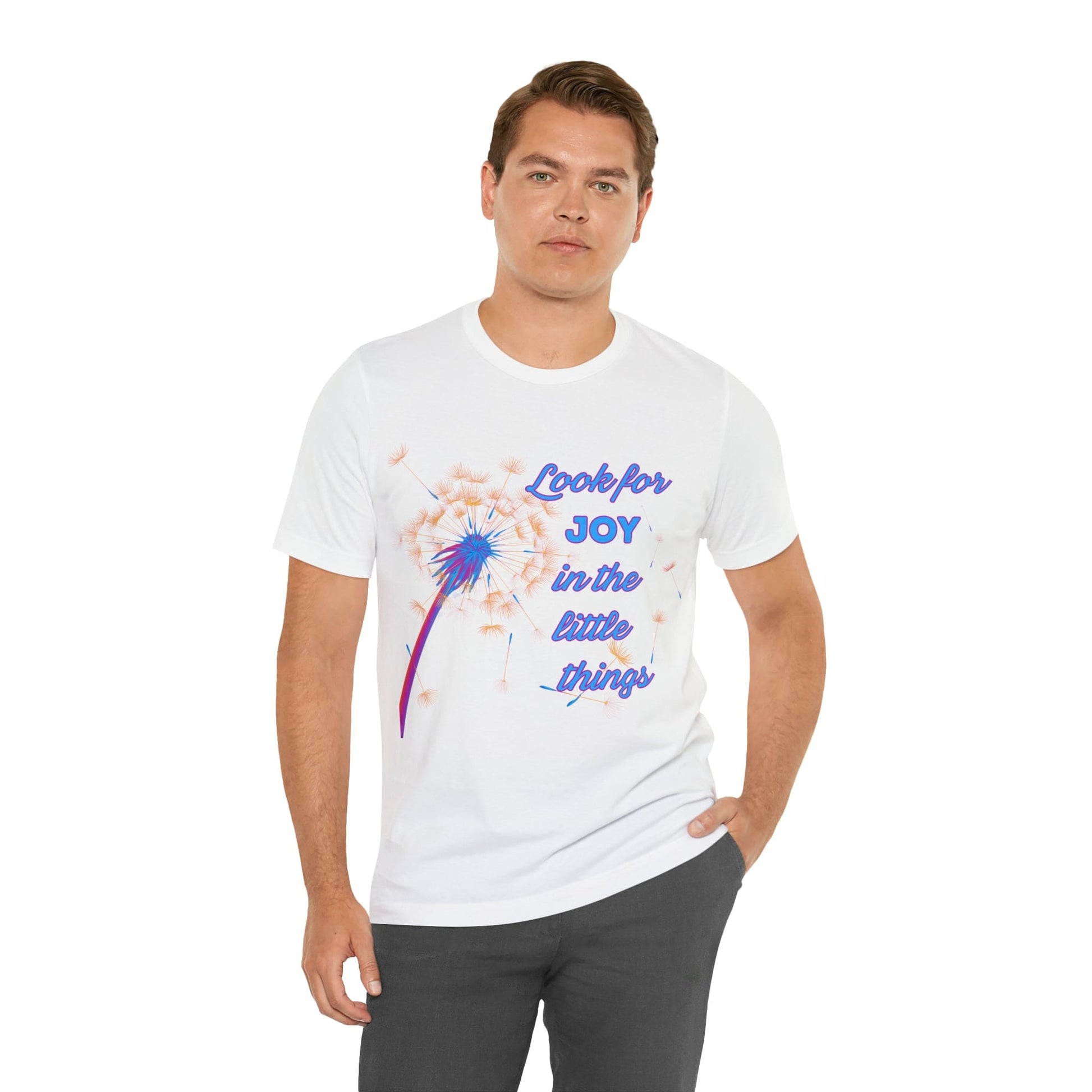 Printify T-Shirt Look for Joy - Unisex Jersey Short Sleeve Tee