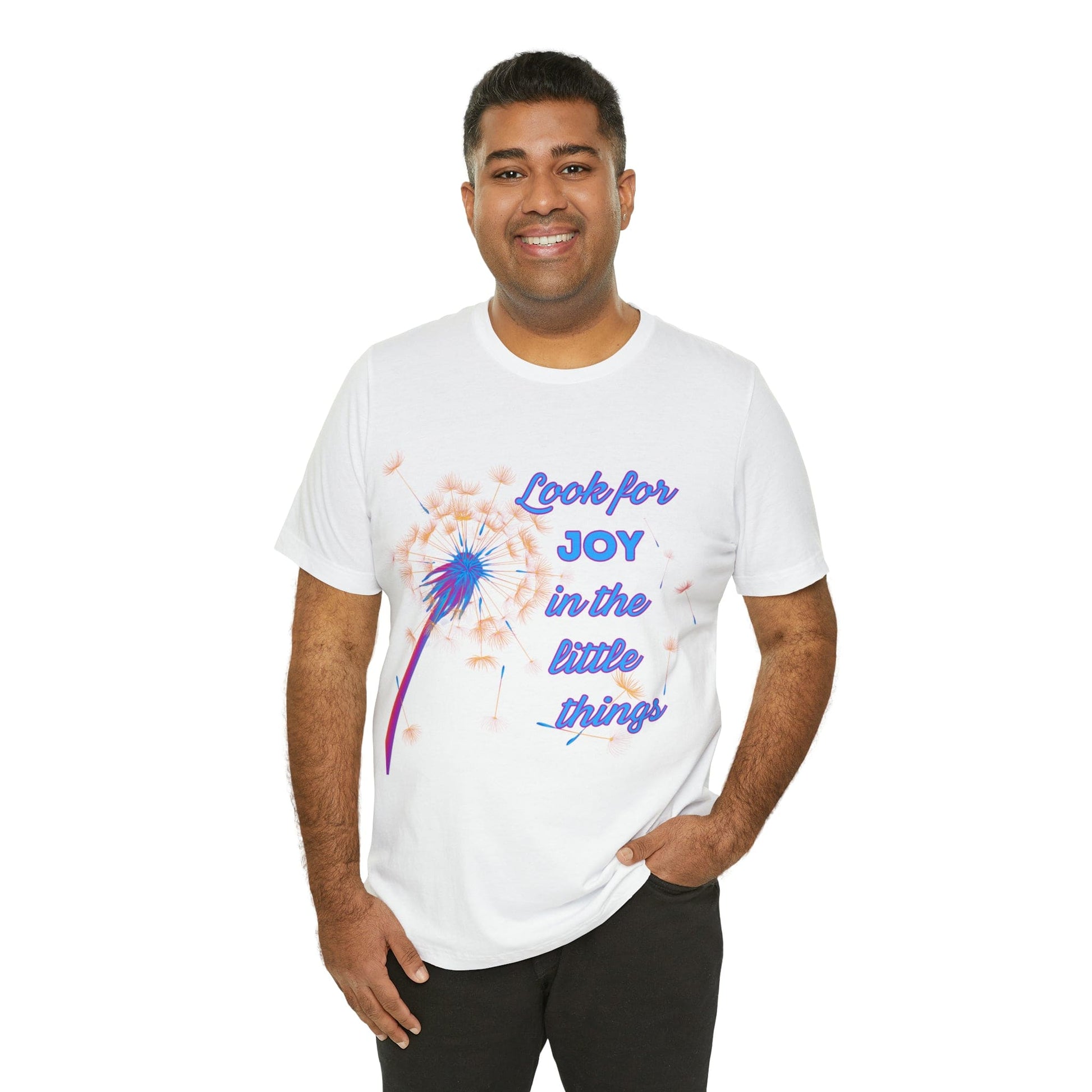 Printify T-Shirt Look for Joy - Unisex Jersey Short Sleeve Tee