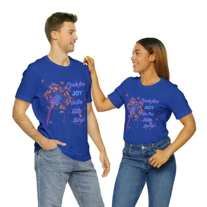 Printify T-Shirt Look for Joy - Unisex Jersey Short Sleeve Tee