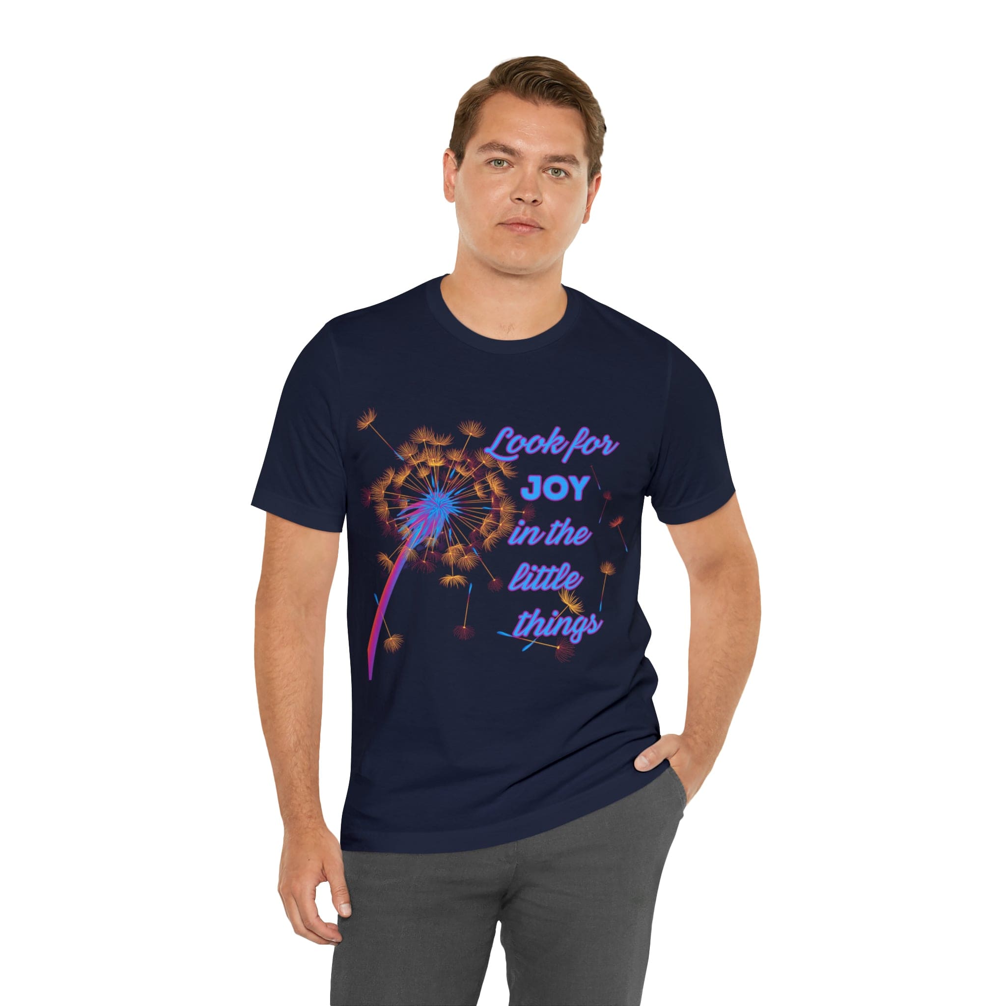 Printify T-Shirt Look for Joy - Unisex Jersey Short Sleeve Tee