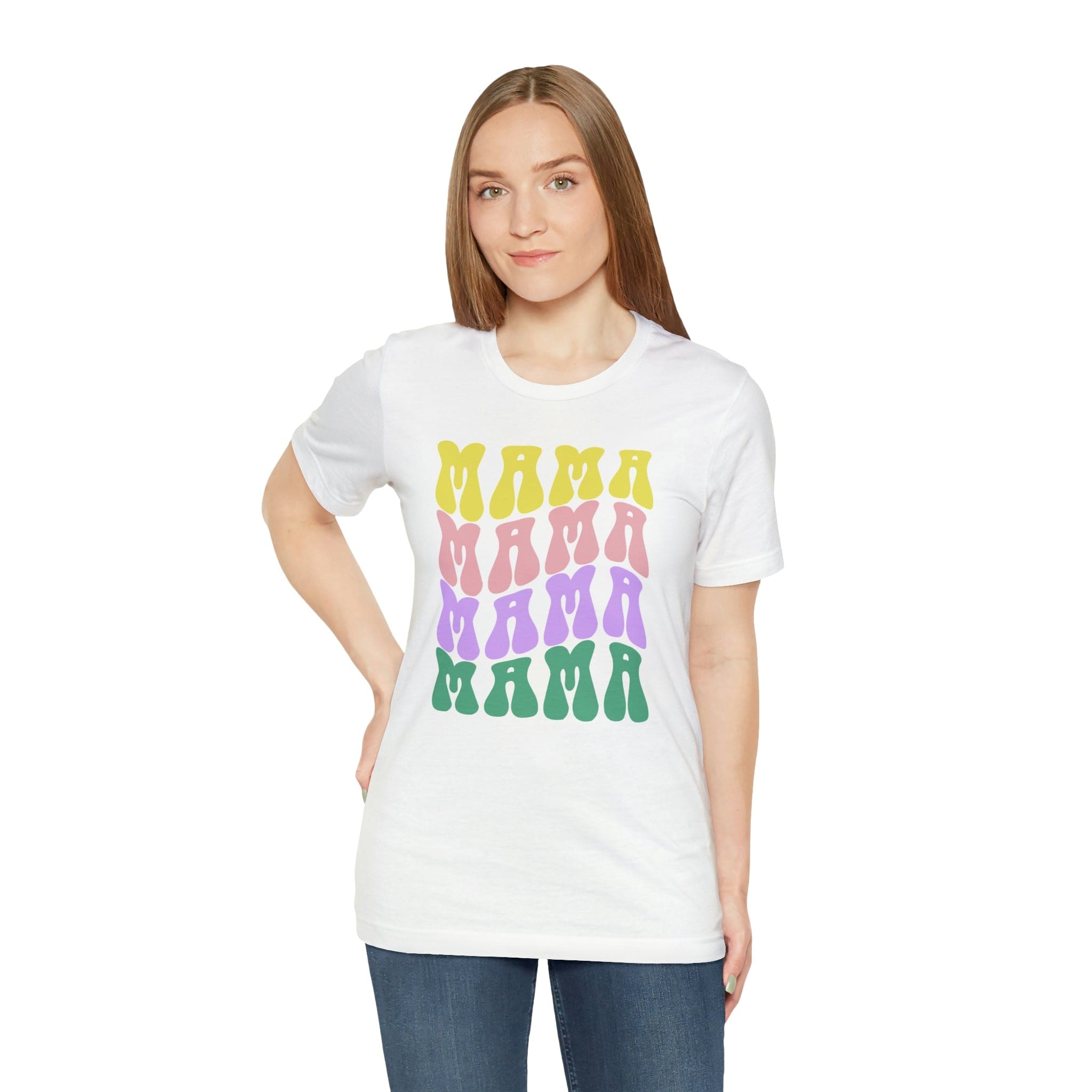 Printify T-Shirt Mama Bright - Unisex Jersey Short Sleeve Tee