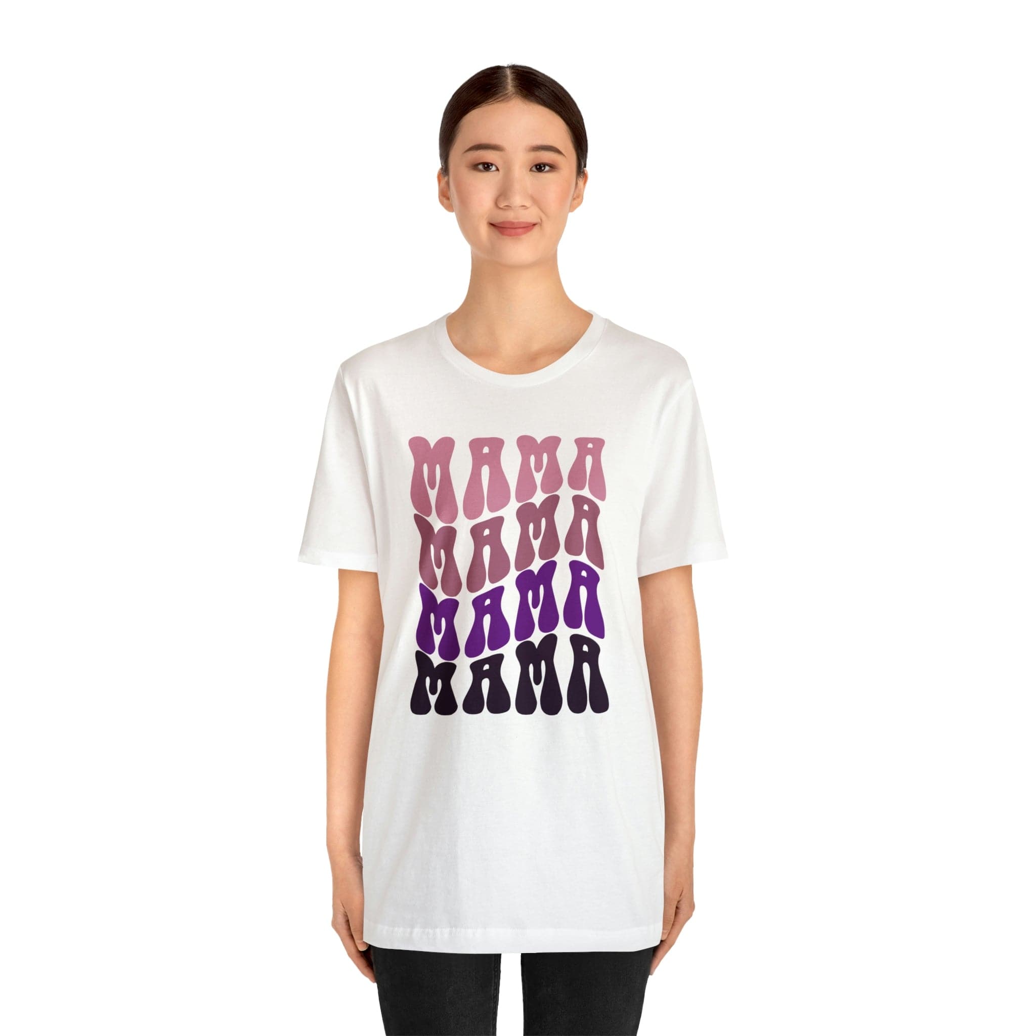 Printify T-Shirt Mama Purple - Unisex Jersey Short Sleeve Tee