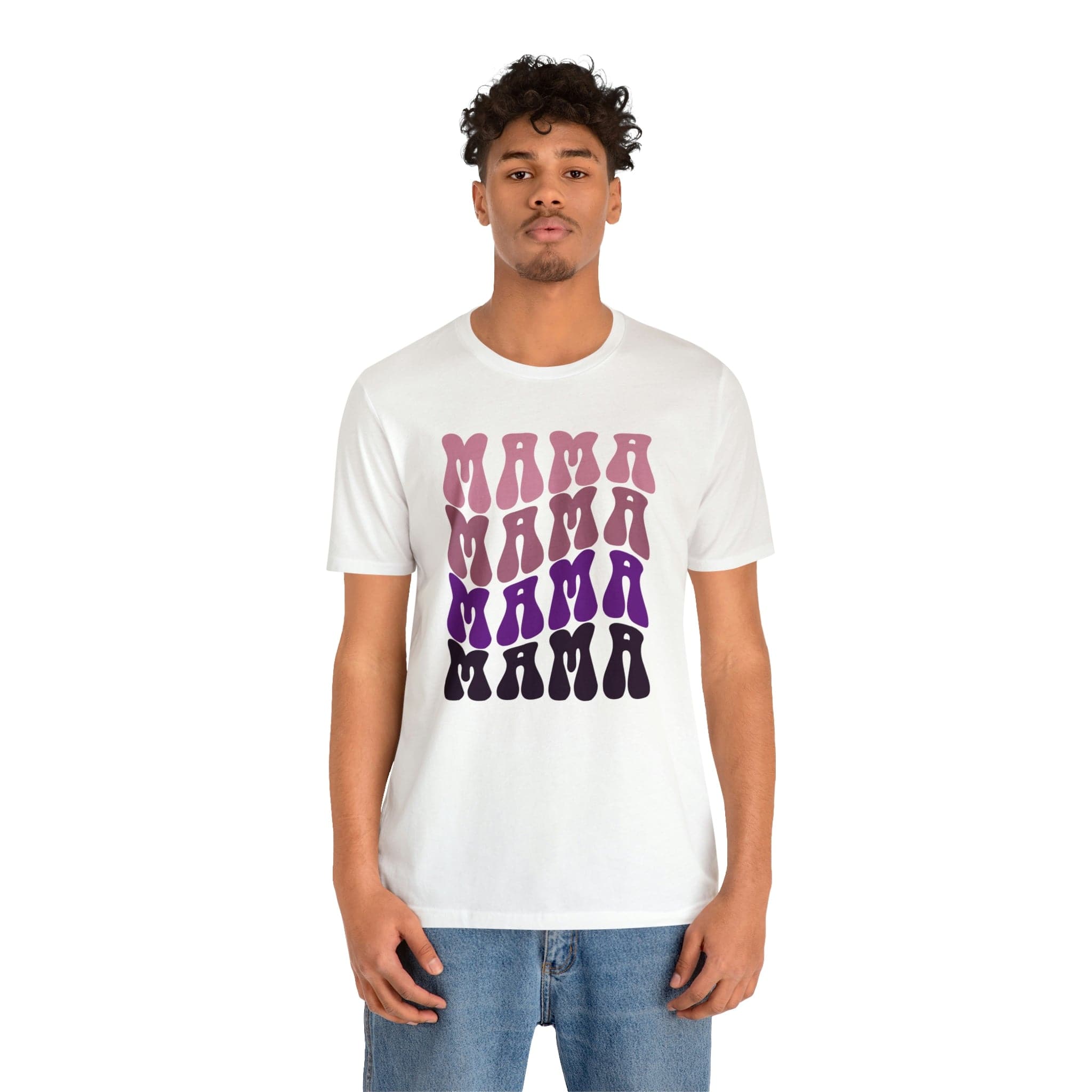 Printify T-Shirt Mama Purple - Unisex Jersey Short Sleeve Tee