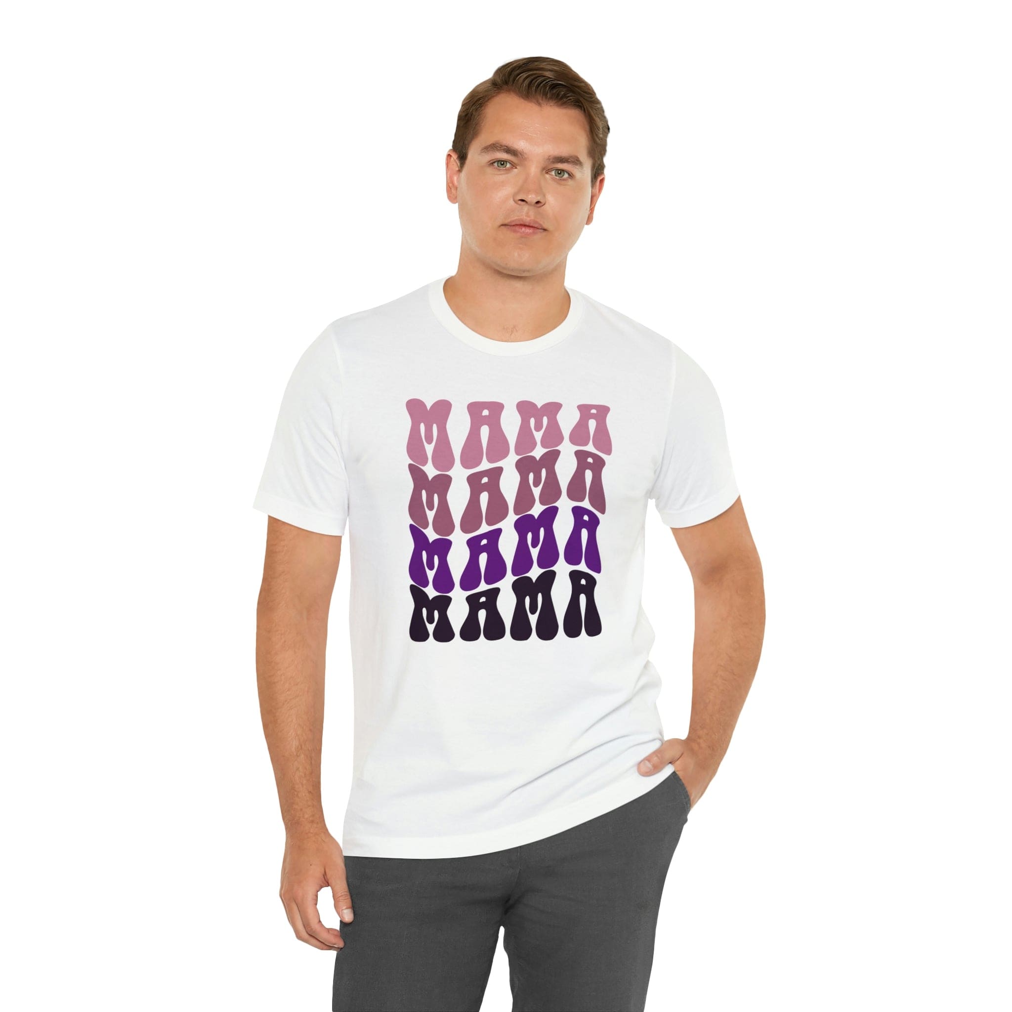 Printify T-Shirt Mama Purple - Unisex Jersey Short Sleeve Tee