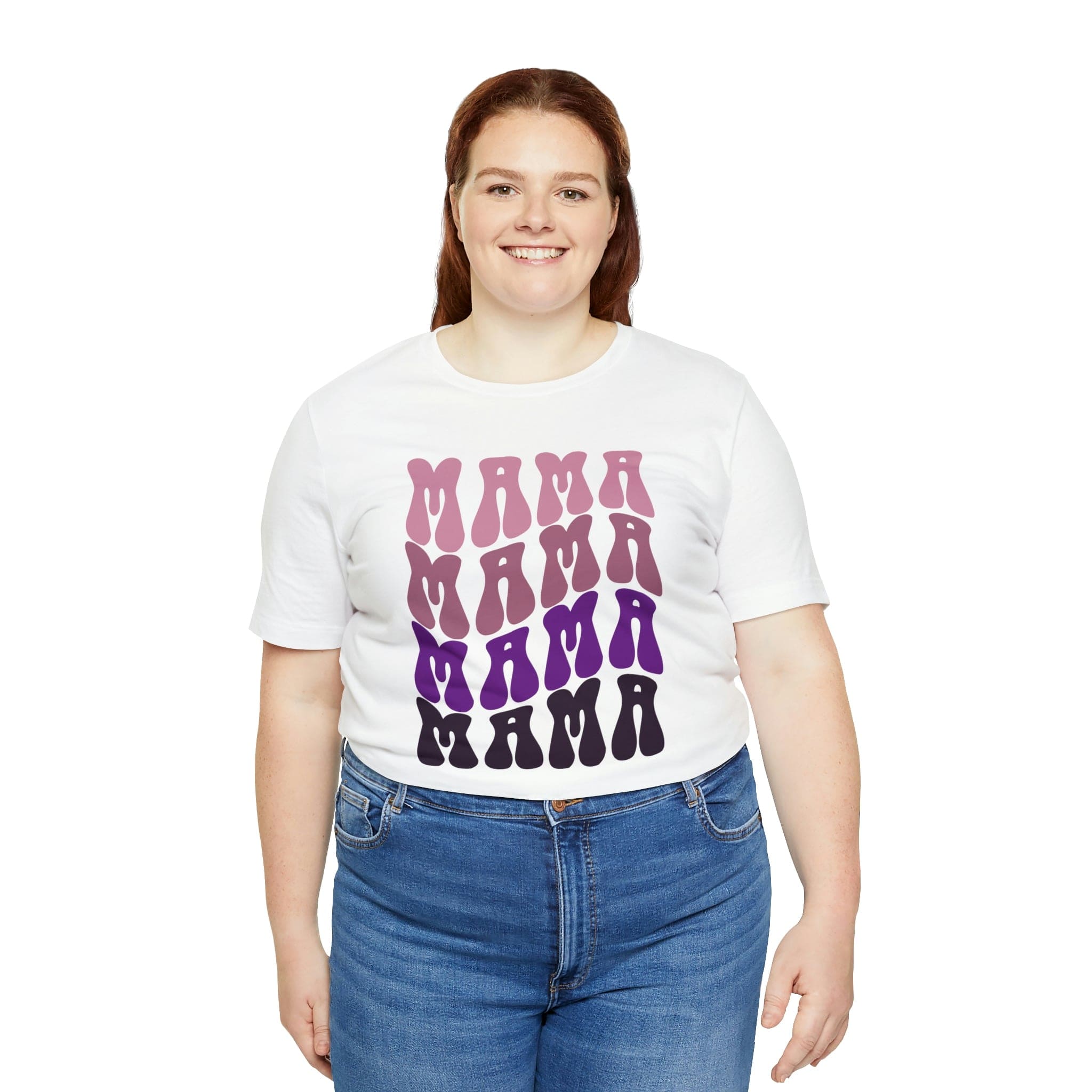 Printify T-Shirt Mama Purple - Unisex Jersey Short Sleeve Tee