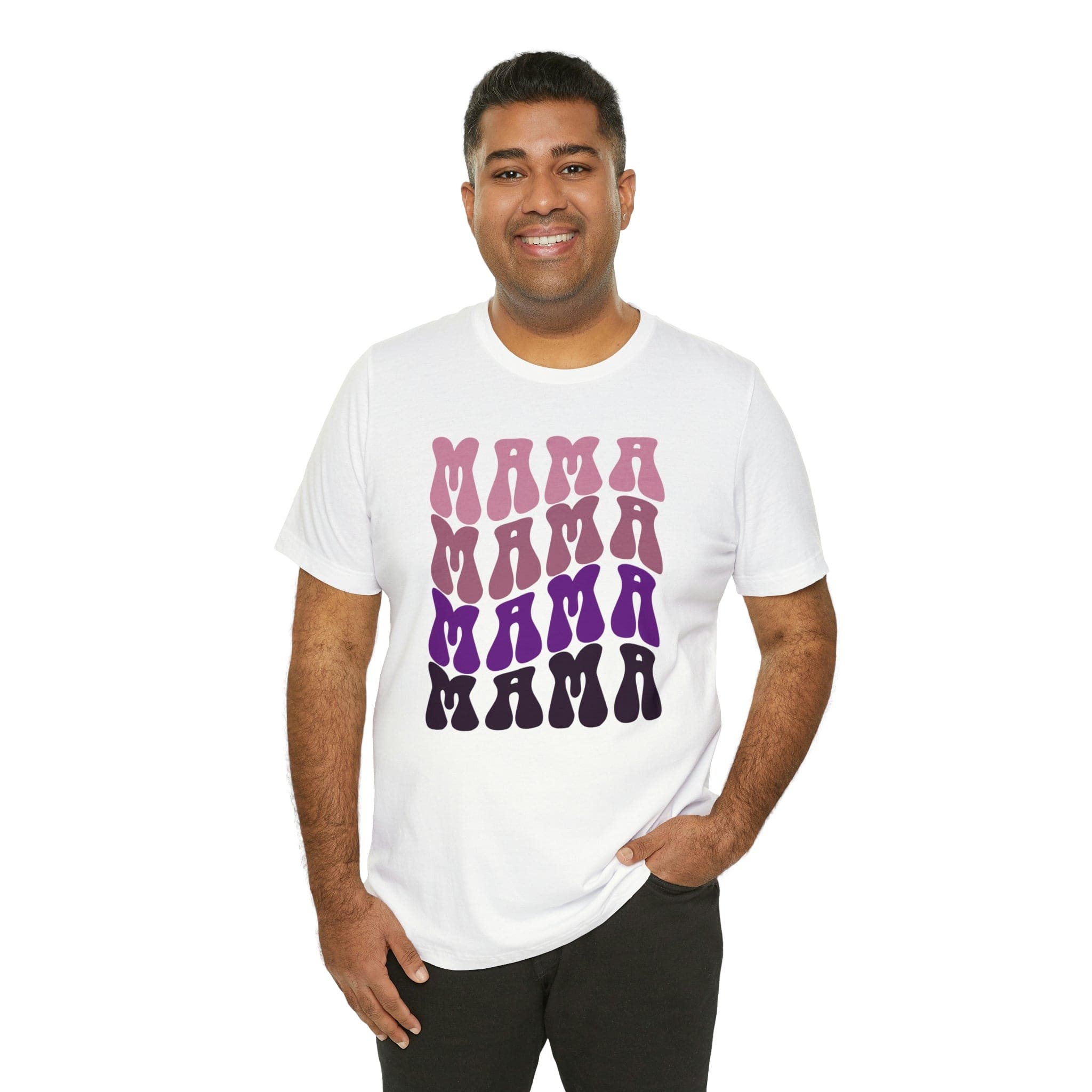 Printify T-Shirt Mama Purple - Unisex Jersey Short Sleeve Tee