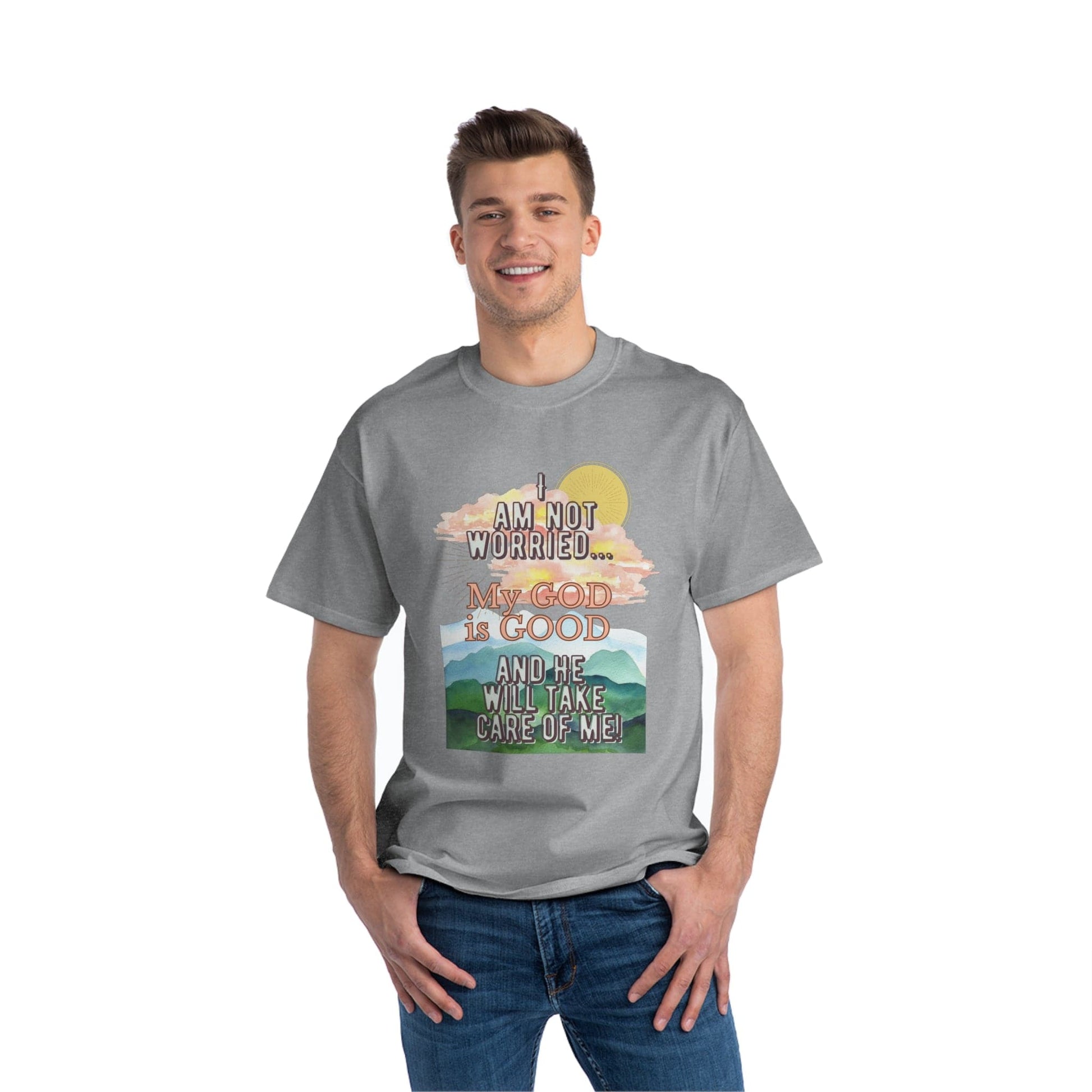 Printify T-Shirt My God is Good - Short-Sleeve T-Shirt