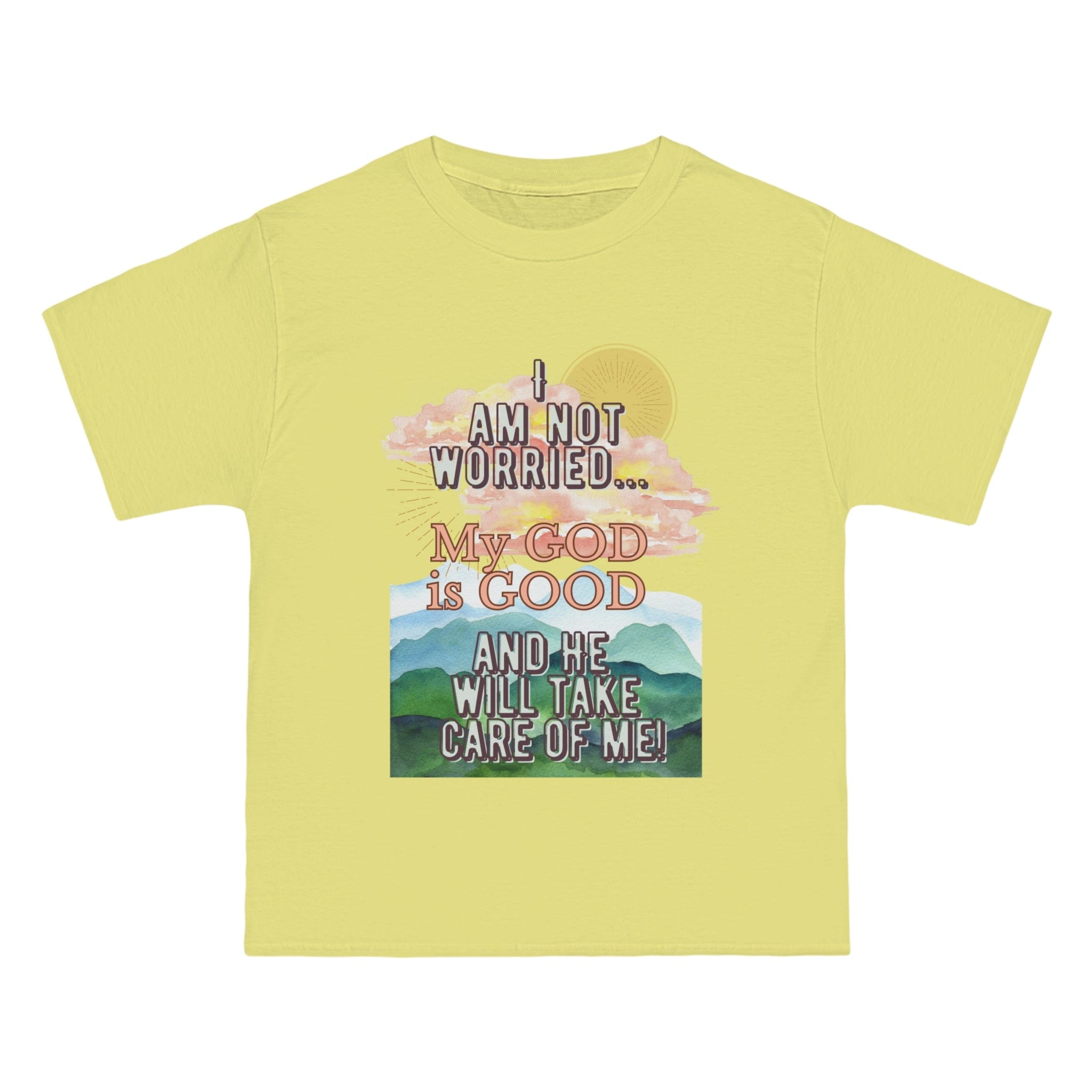 Printify T-Shirt Lemon Meringue / S My God is Good - Short-Sleeve T-Shirt