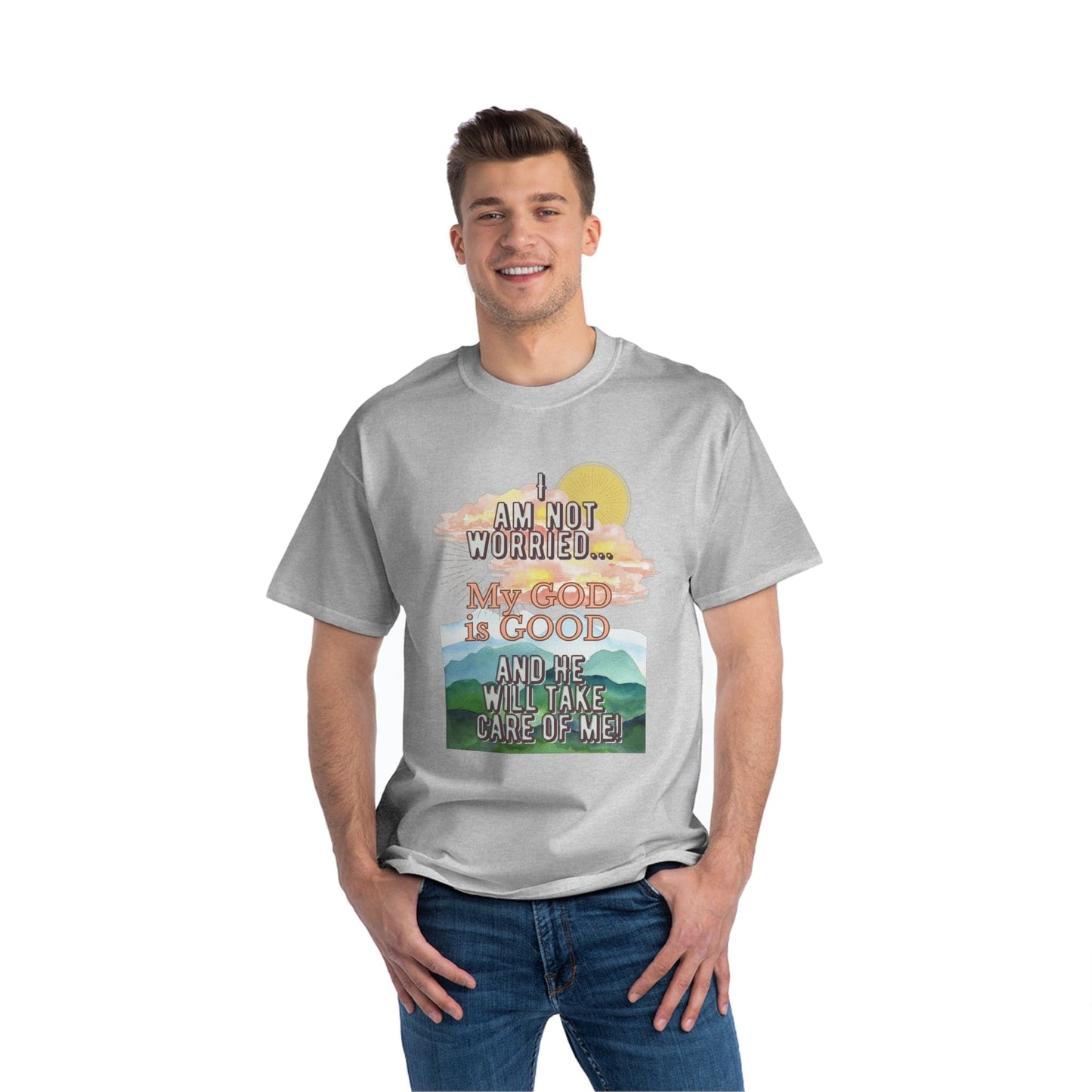 Printify T-Shirt My God is Good - Short-Sleeve T-Shirt