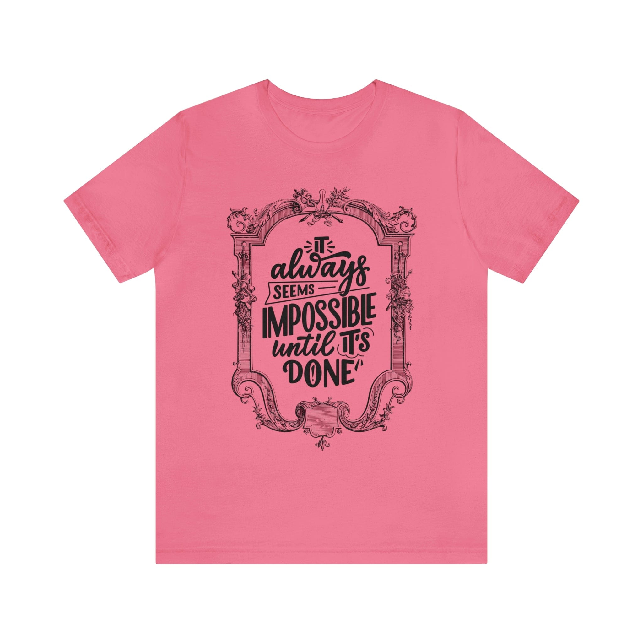 Printify T-Shirt Charity Pink / S Not Impossible - Unisex Jersey Short Sleeve Tee