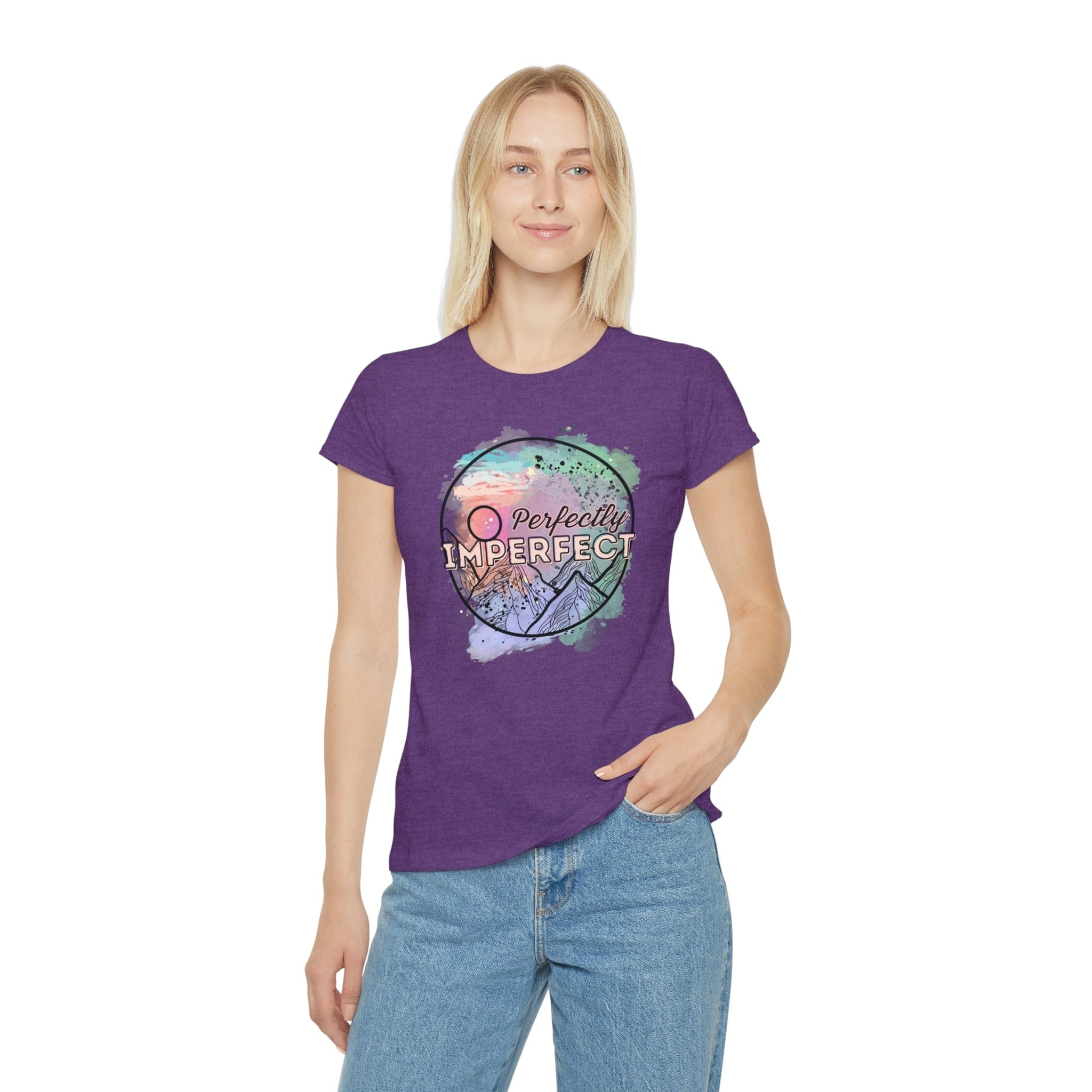 Printify T-Shirt Perfectly Imperfect - Women's Iconic T-Shirt