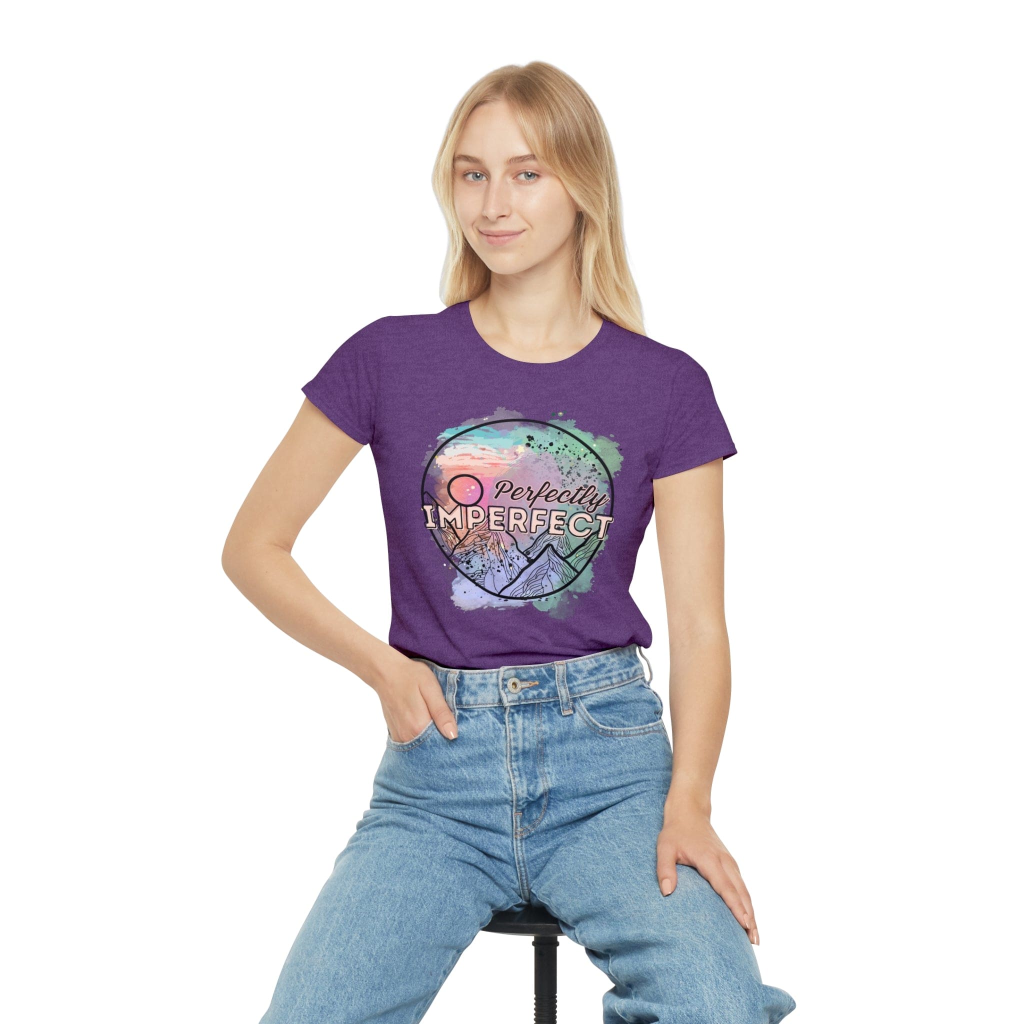 Printify T-Shirt Perfectly Imperfect - Women's Iconic T-Shirt