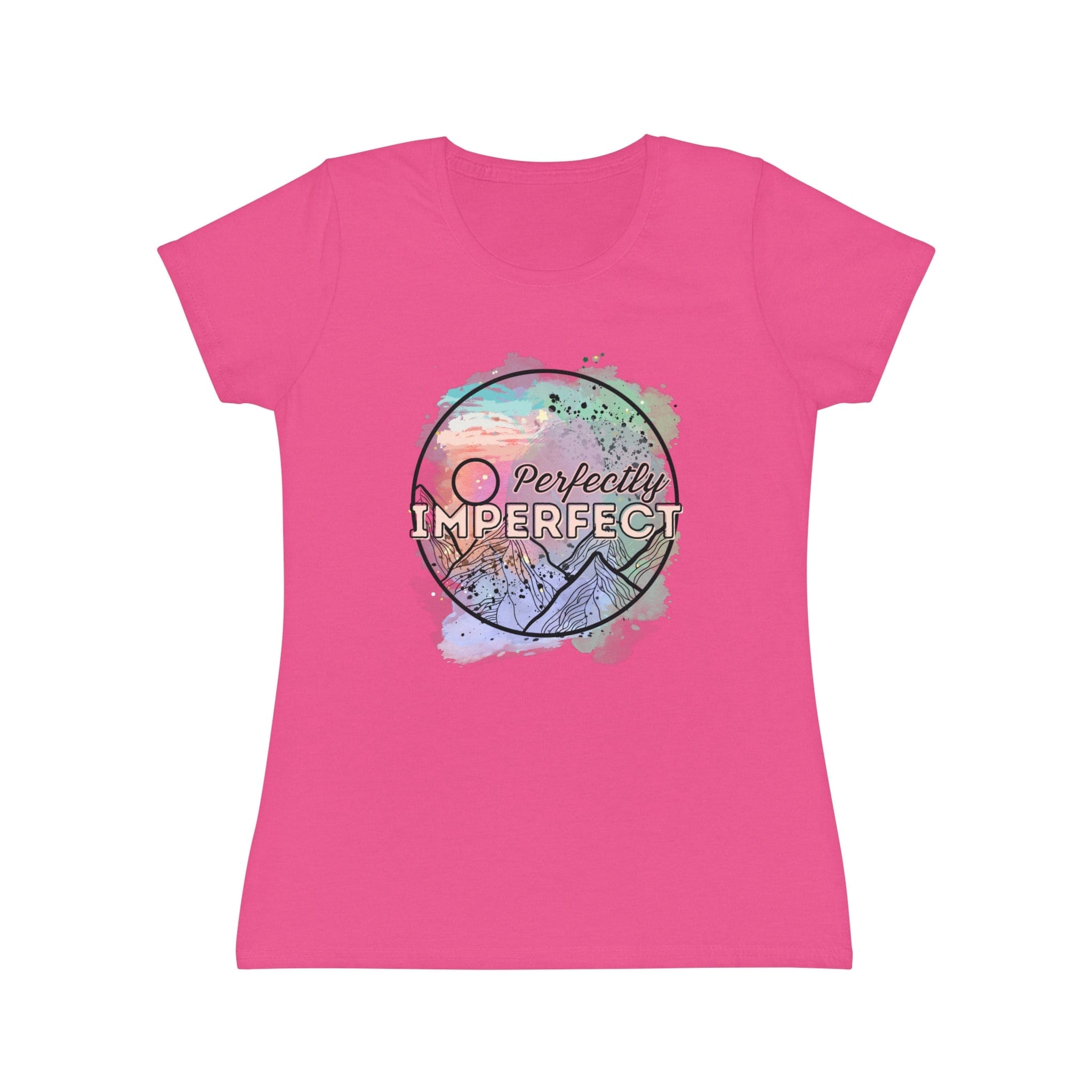Printify T-Shirt Fuchsia / XL Perfectly Imperfect - Women's Iconic T-Shirt