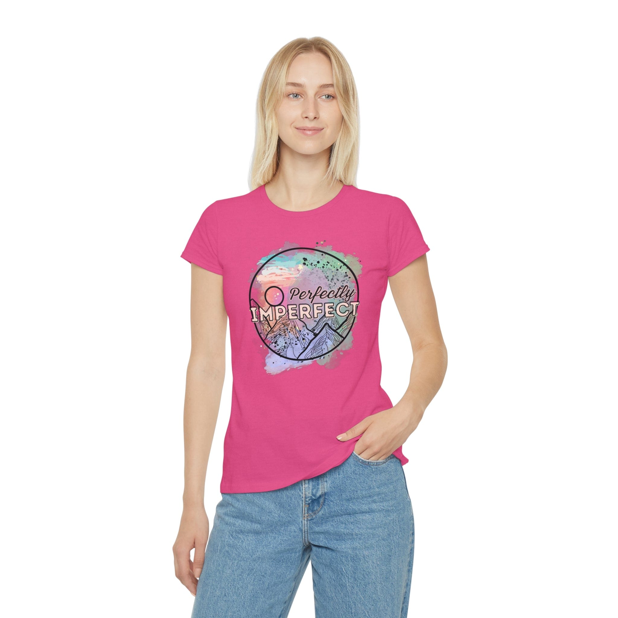 Printify T-Shirt Perfectly Imperfect - Women's Iconic T-Shirt