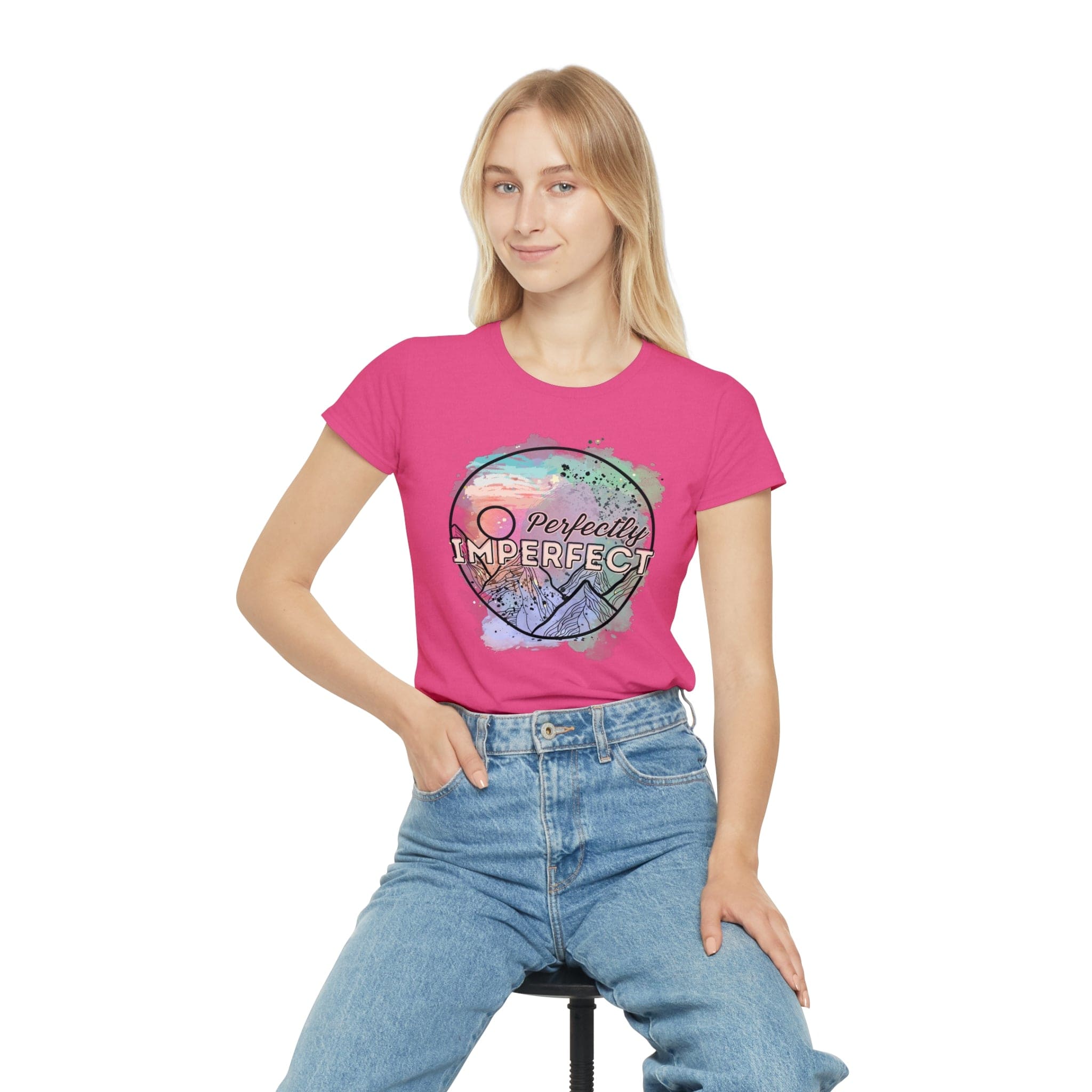 Printify T-Shirt Perfectly Imperfect - Women's Iconic T-Shirt