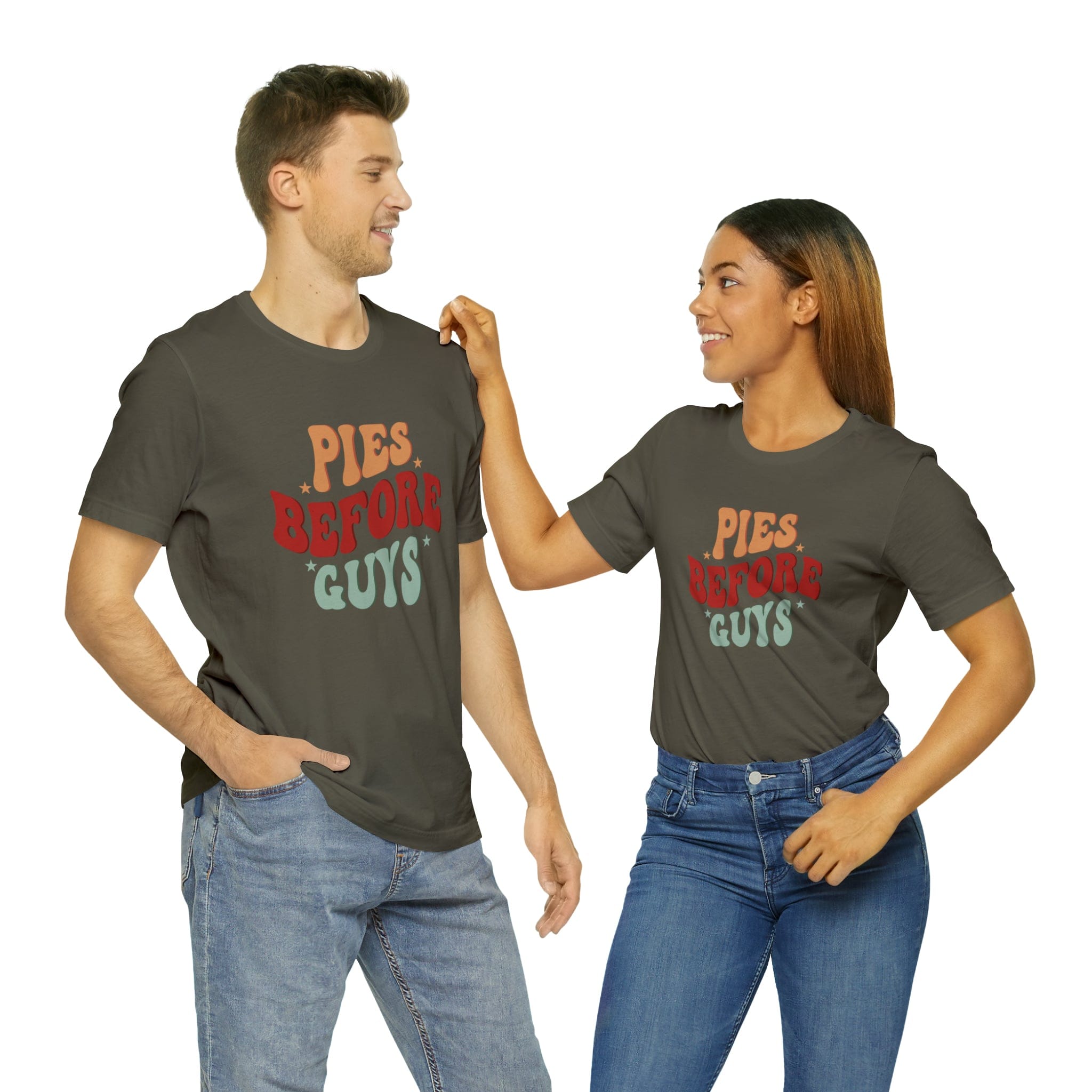 Printify T-Shirt Army / S Pies before Guys - Jersey Short Sleeve Tee