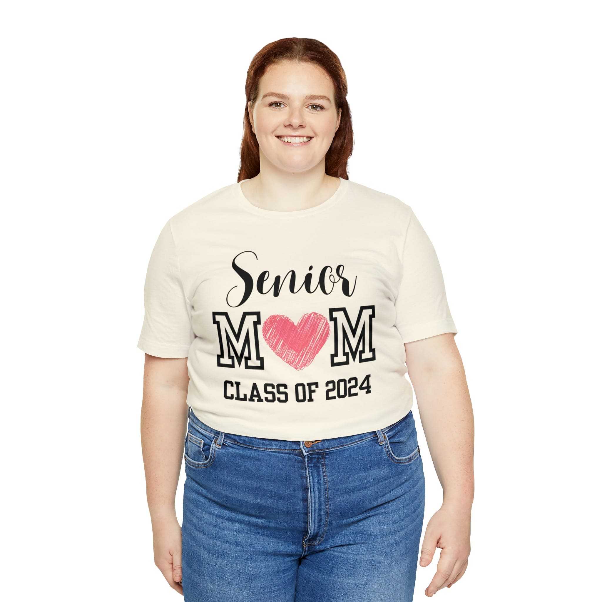 Printify T-Shirt Senior Mom Class of 2024 - Jersey Short Sleeve Tee