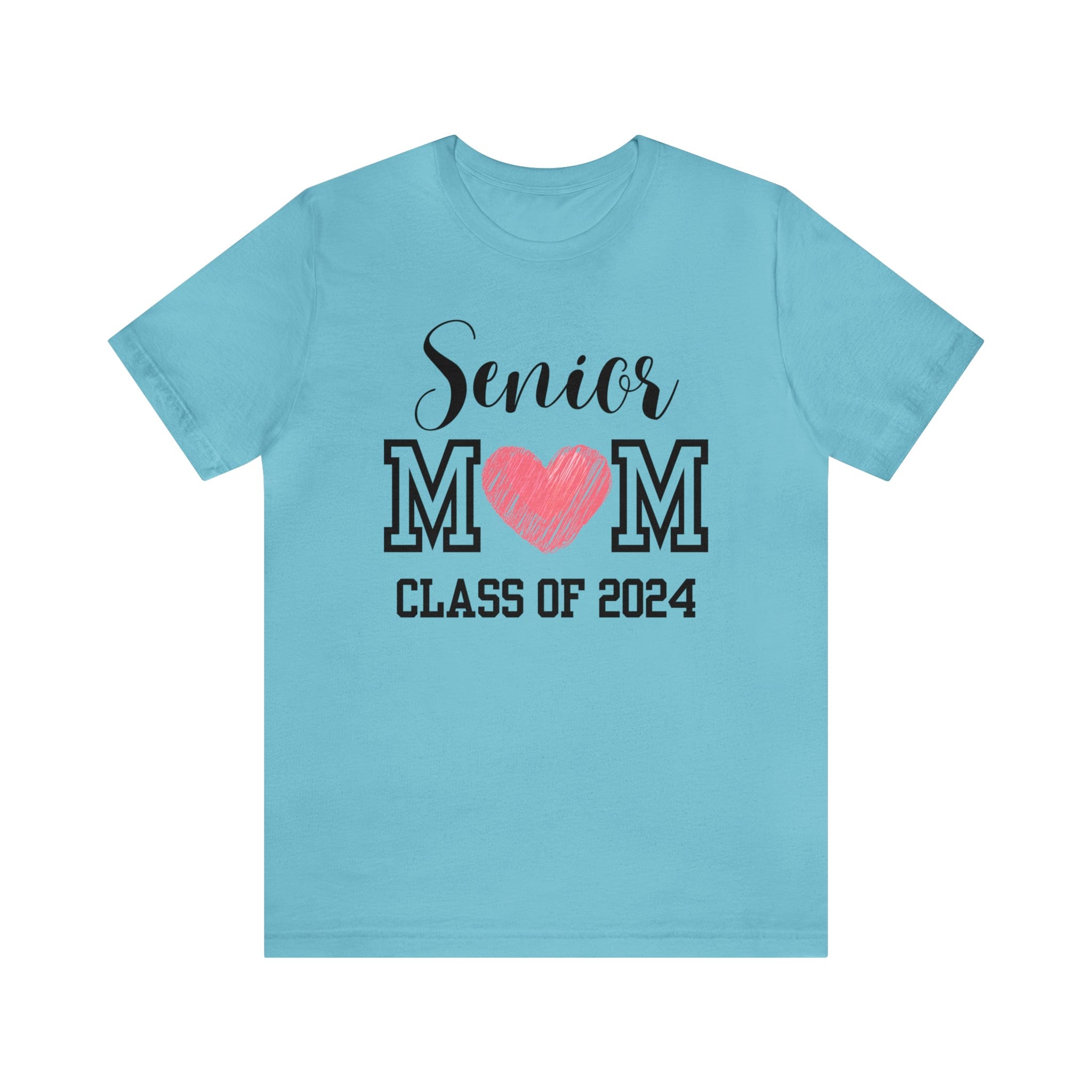 Printify T-Shirt Senior Mom Class of 2024 - Jersey Short Sleeve Tee