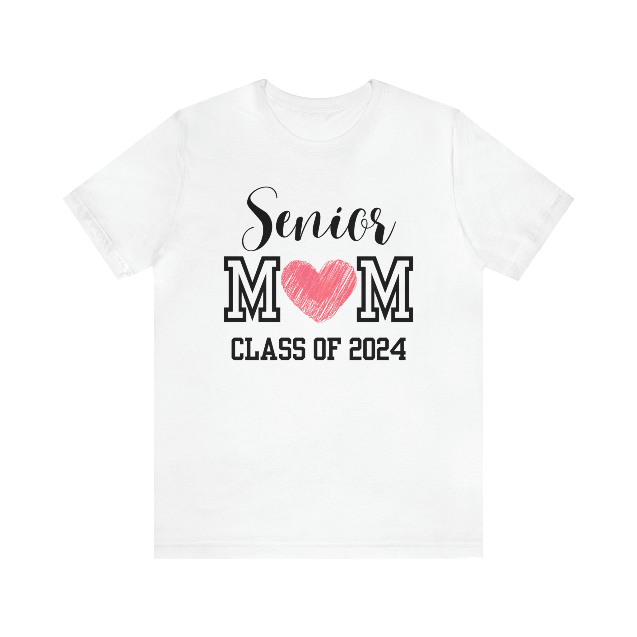 Printify T-Shirt Senior Mom Class of 2024 - Jersey Short Sleeve Tee