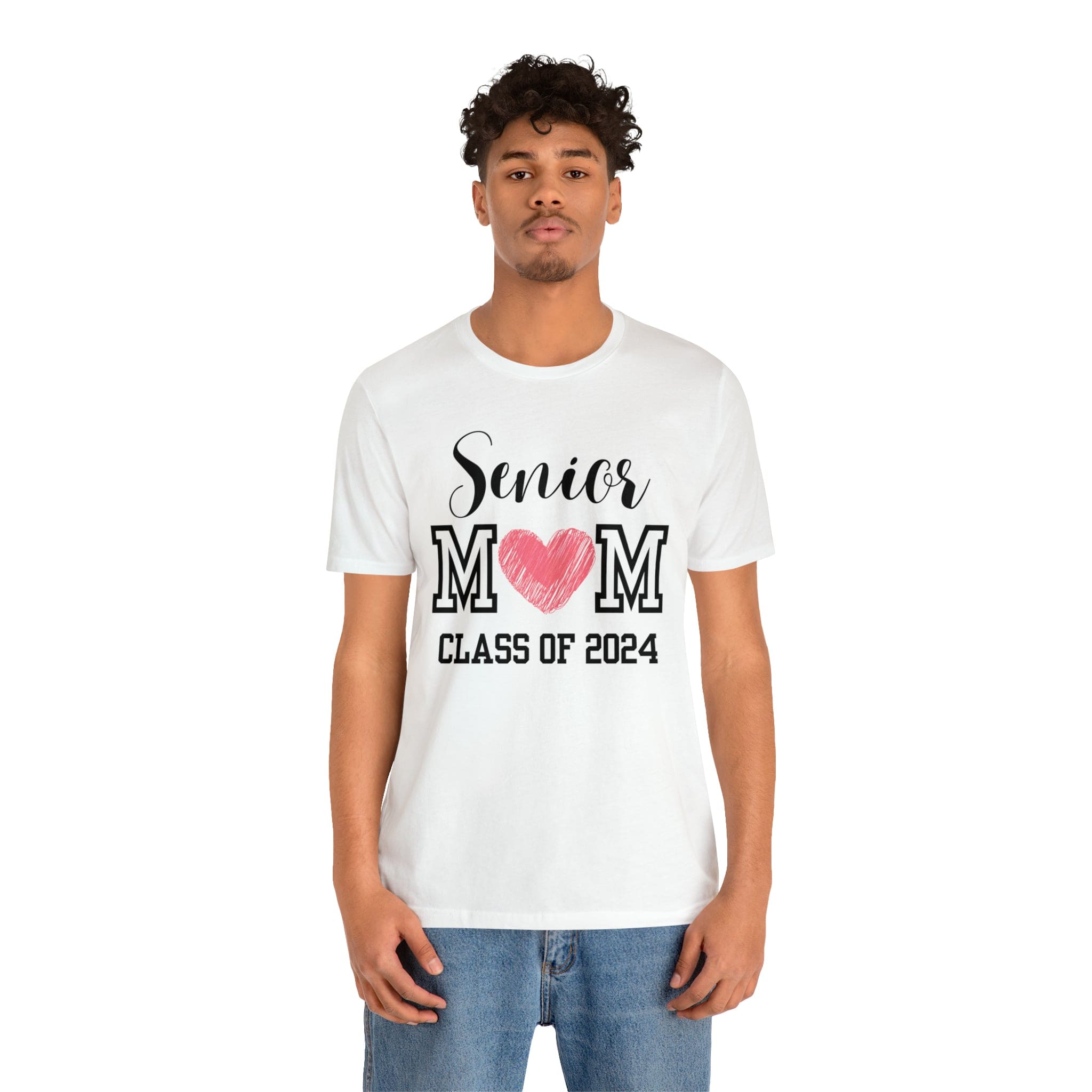 Printify T-Shirt Senior Mom Class of 2024 - Jersey Short Sleeve Tee