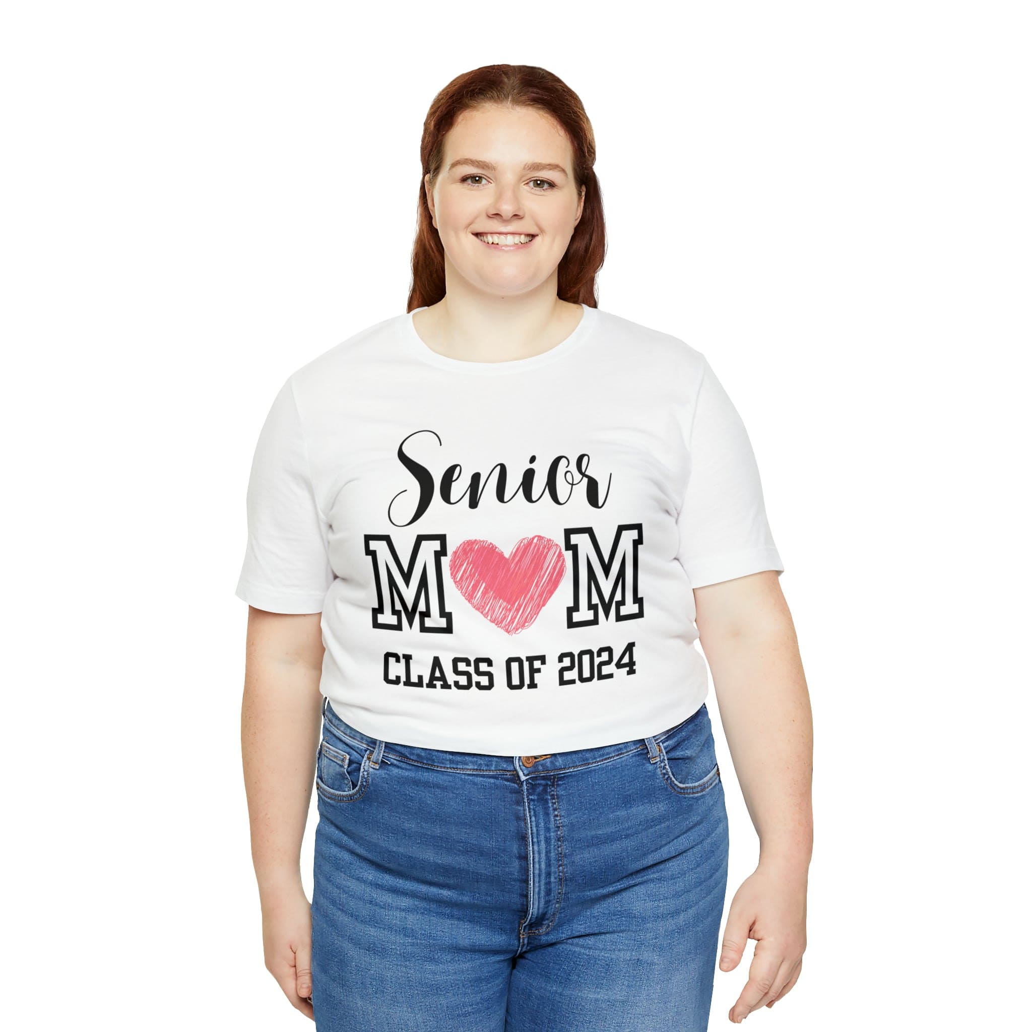 Printify T-Shirt Senior Mom Class of 2024 - Jersey Short Sleeve Tee