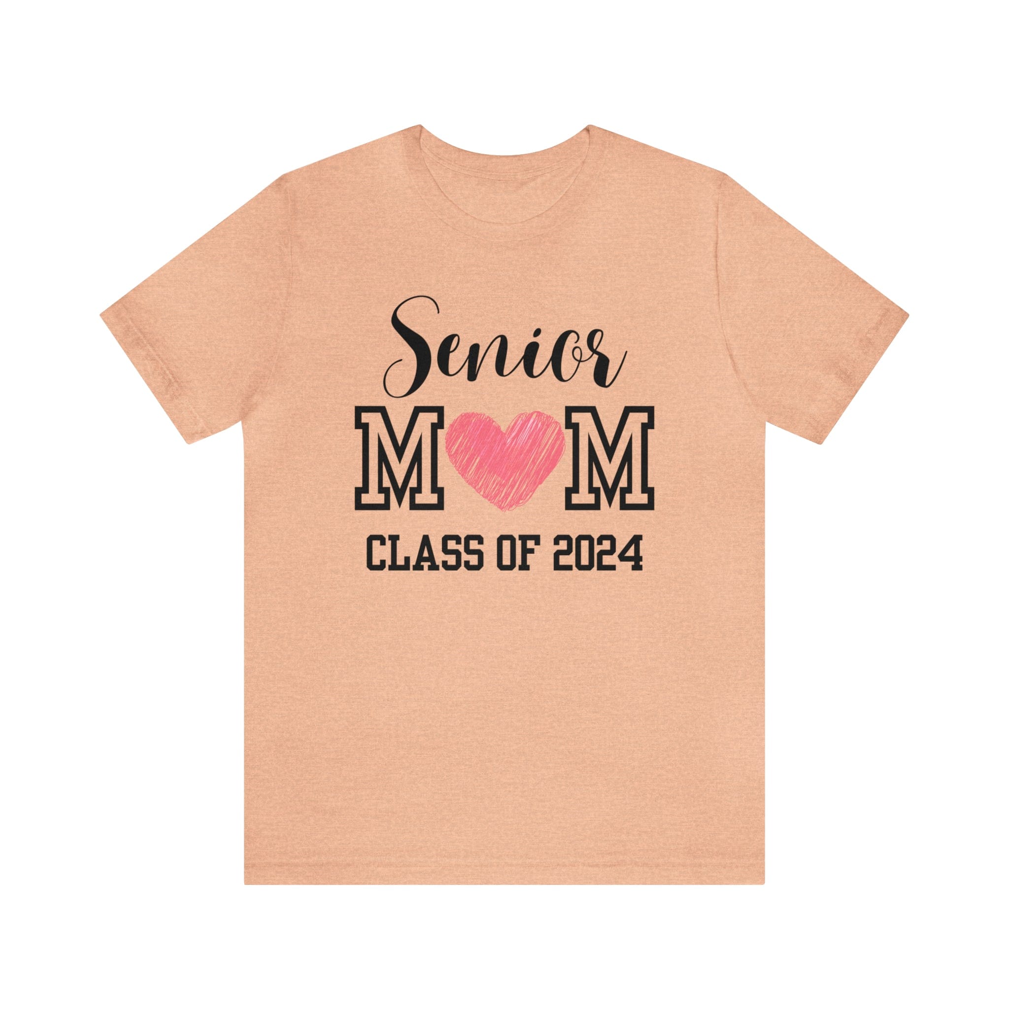 Printify T-Shirt Senior Mom Class of 2024 - Jersey Short Sleeve Tee