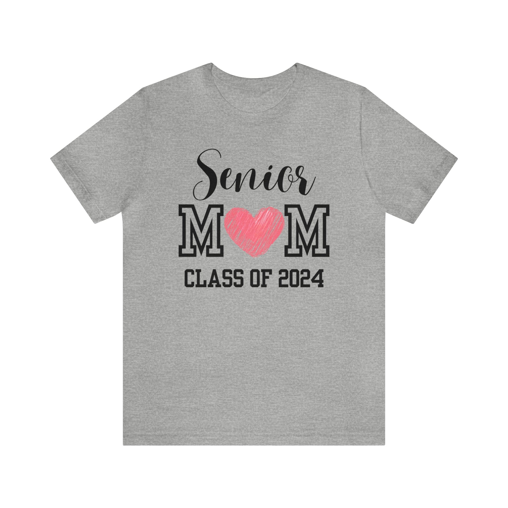 Printify T-Shirt Senior Mom Class of 2024 - Jersey Short Sleeve Tee