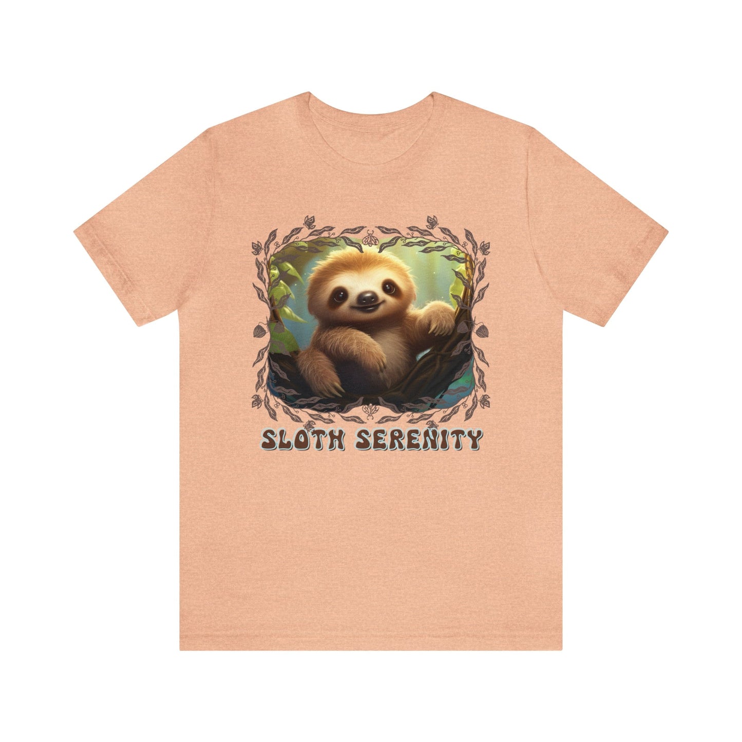 Printify T-Shirt Sloth Serenity - Jersey Short Sleeve Tee