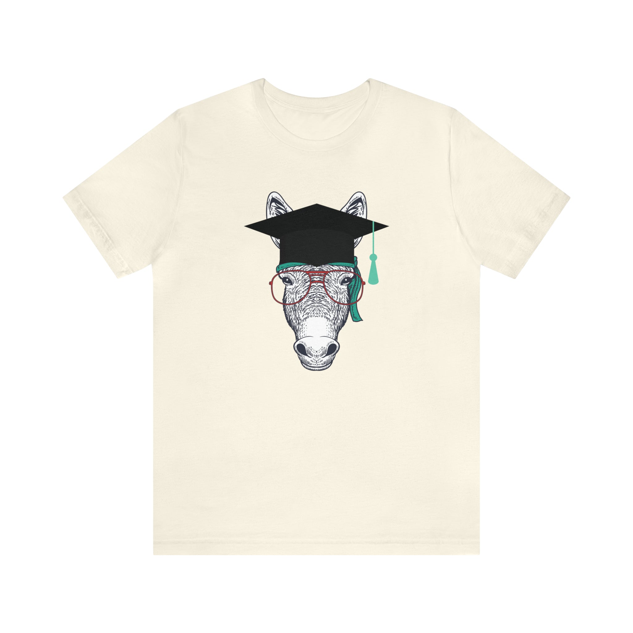 Printify T-Shirt Smart Ass (Donkey) - Unisex Jersey Short Sleeve Tee