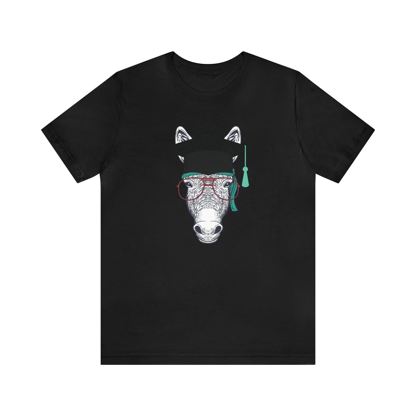 Printify T-Shirt Smart Ass (Donkey) - Unisex Jersey Short Sleeve Tee