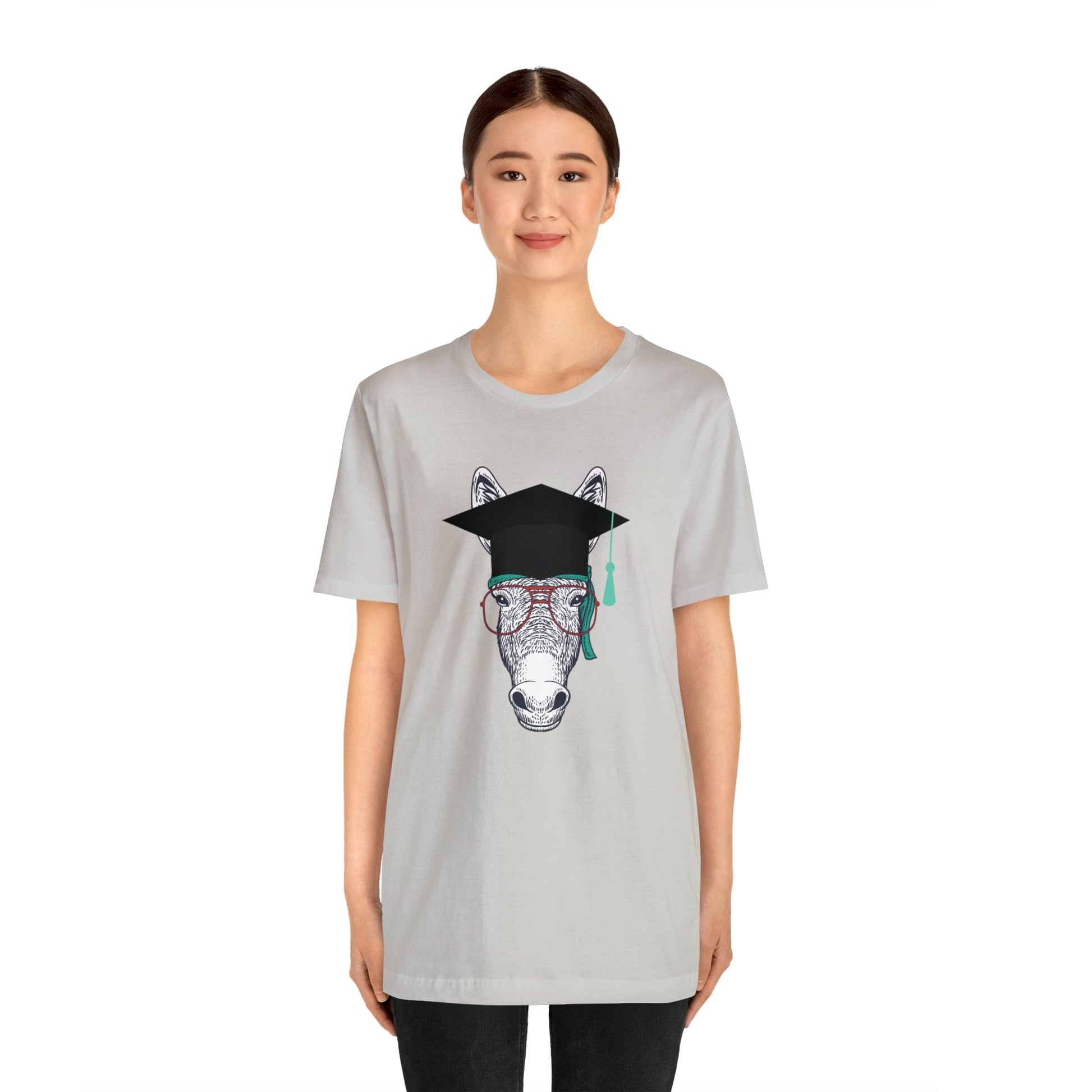 Printify T-Shirt Smart Ass (Donkey) - Unisex Jersey Short Sleeve Tee