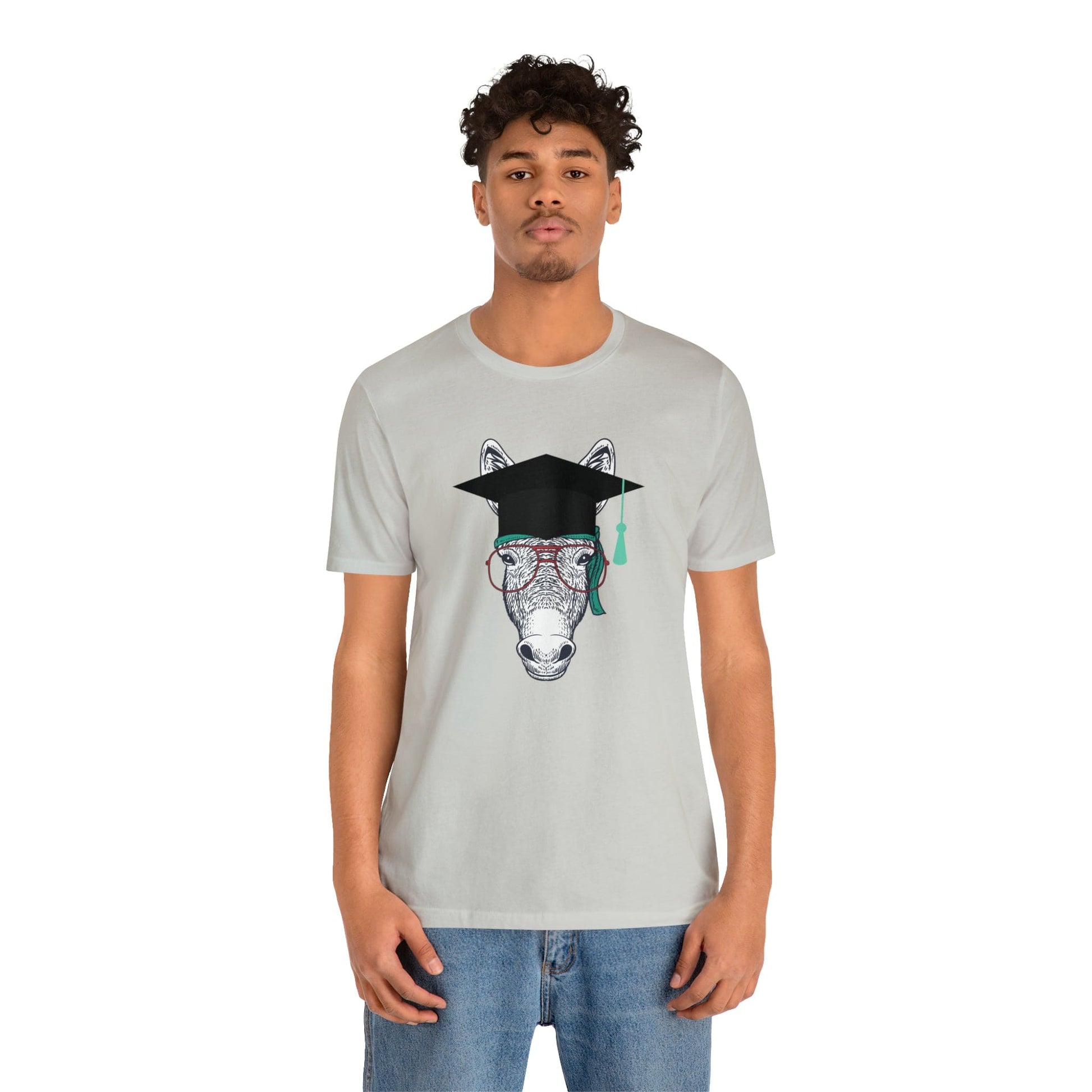 Printify T-Shirt Smart Ass (Donkey) - Unisex Jersey Short Sleeve Tee