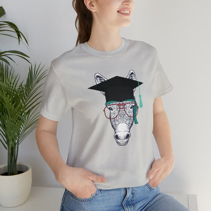 Printify T-Shirt Smart Ass (Donkey) - Unisex Jersey Short Sleeve Tee