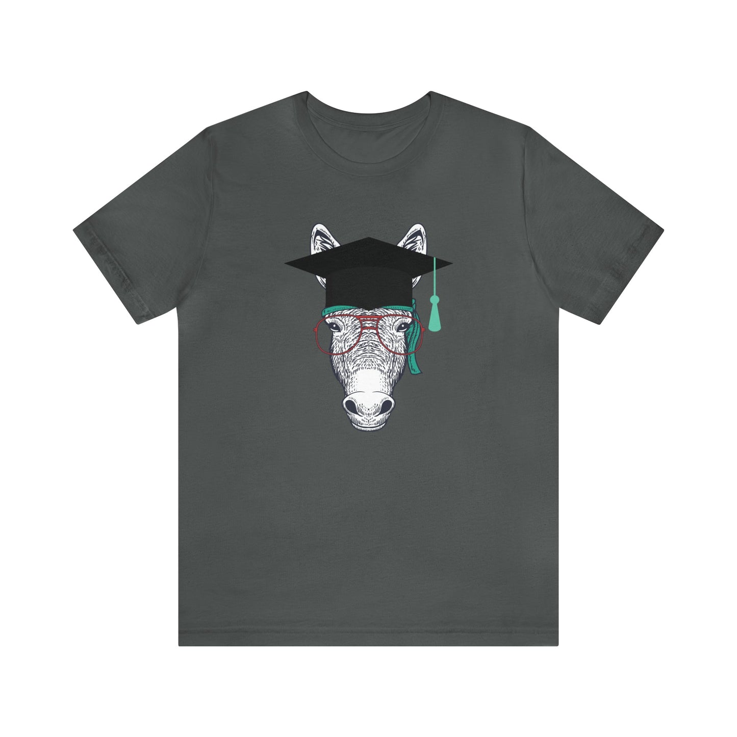 Printify T-Shirt Smart Ass (Donkey) - Unisex Jersey Short Sleeve Tee