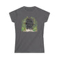 Printify T-Shirt Charcoal / S Stay Wild and Free - Women's Softstyle Tee