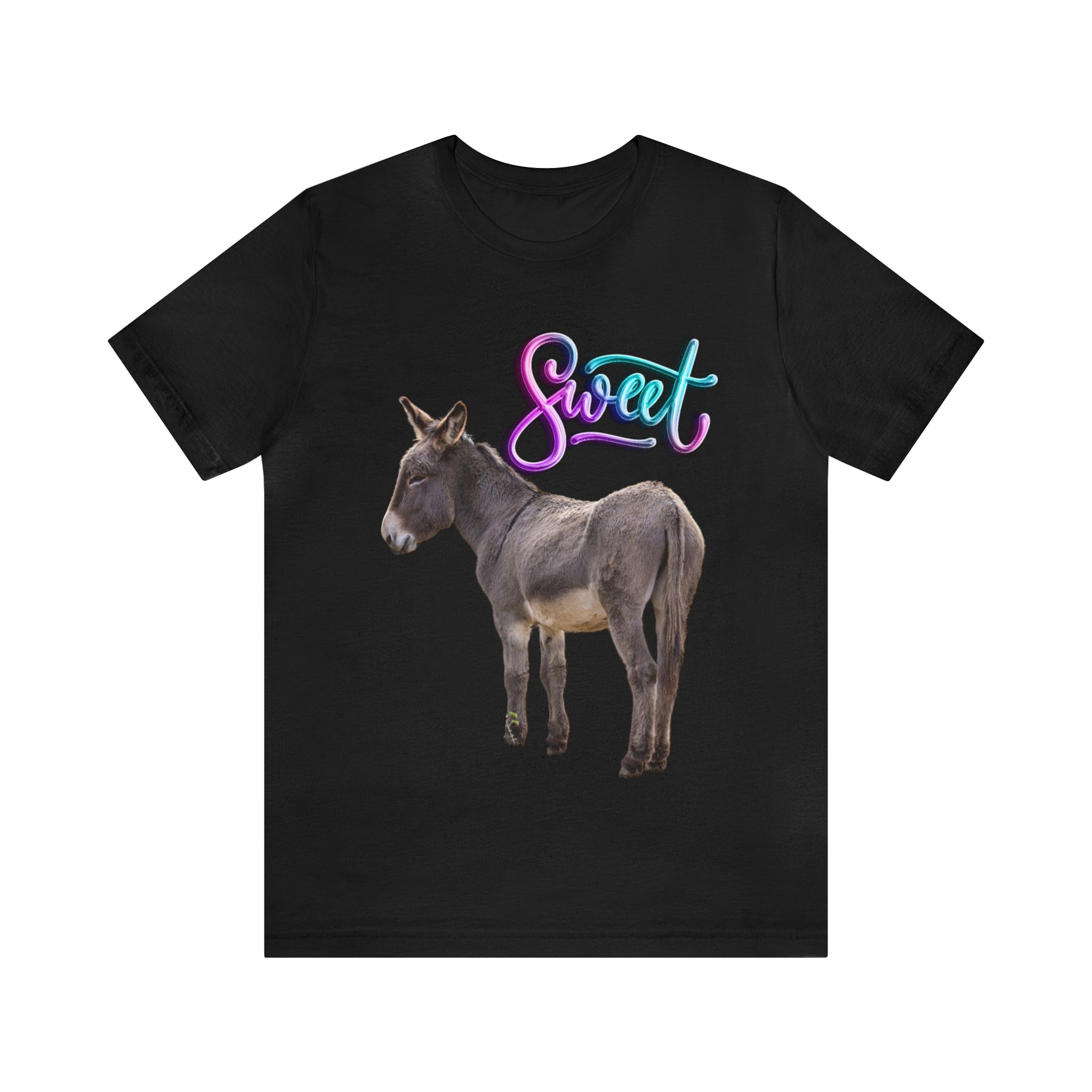 Printify T-Shirt Black / S Sweet Ass (Donkey) - Unisex Jersey Short Sleeve Tee