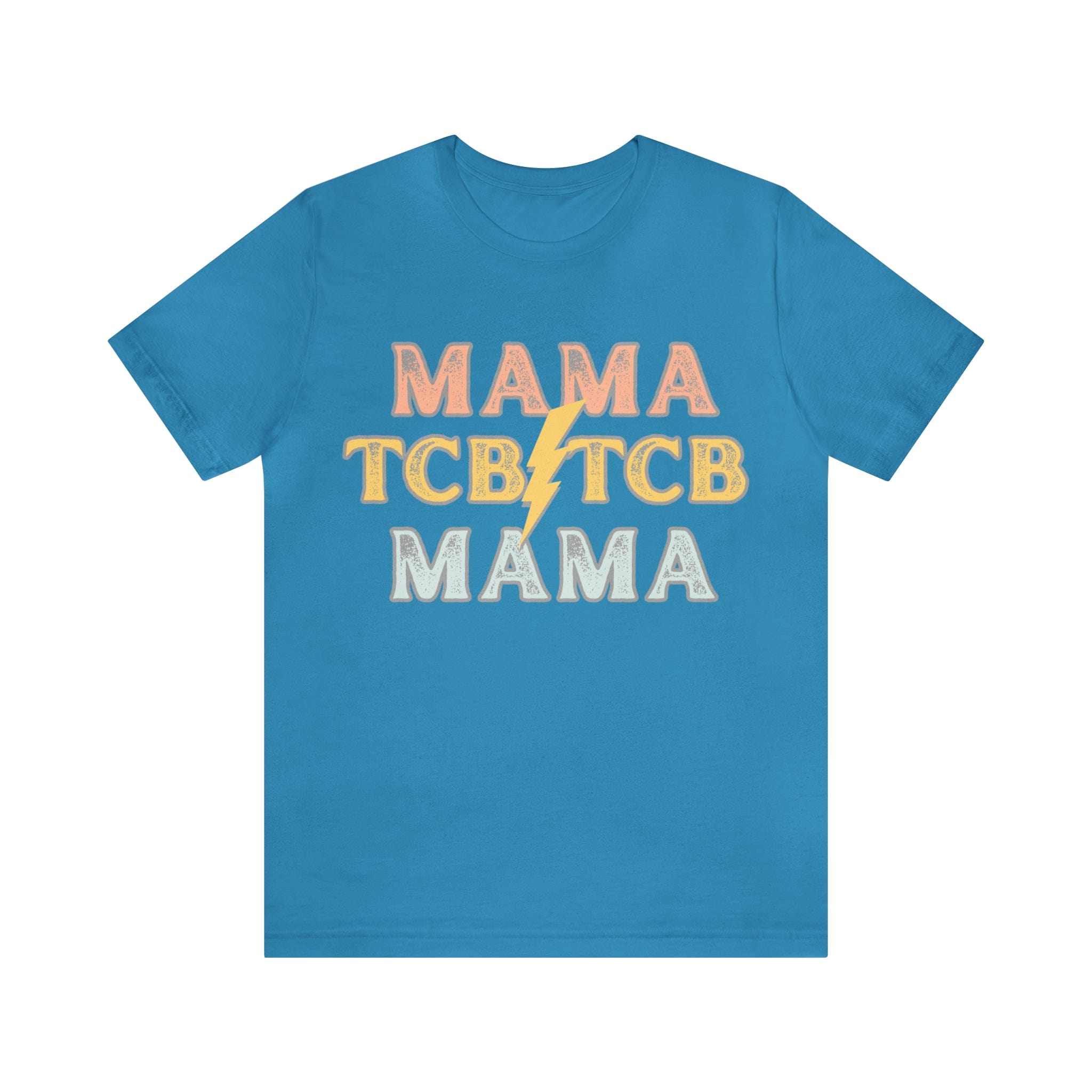 Printify T-Shirt Aqua / S Taking Care Business Mama Gray - Unisex Jersey Short Sleeve Tee
