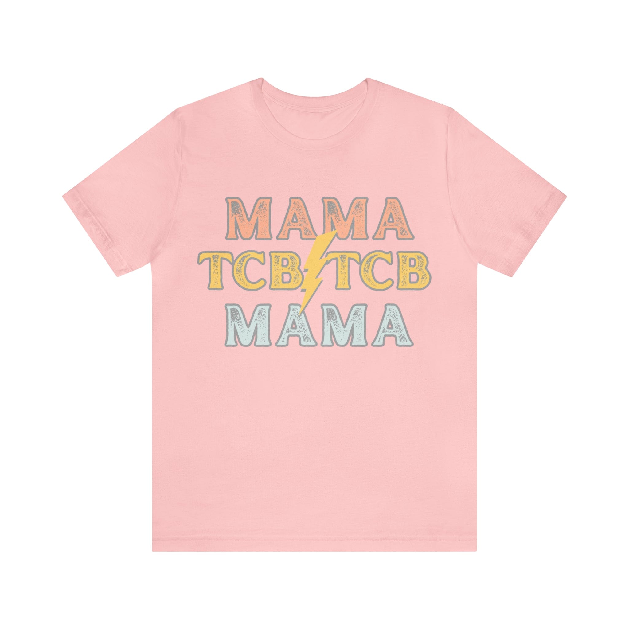 Printify T-Shirt Pink / S Taking Care Business Mama Gray - Unisex Jersey Short Sleeve Tee
