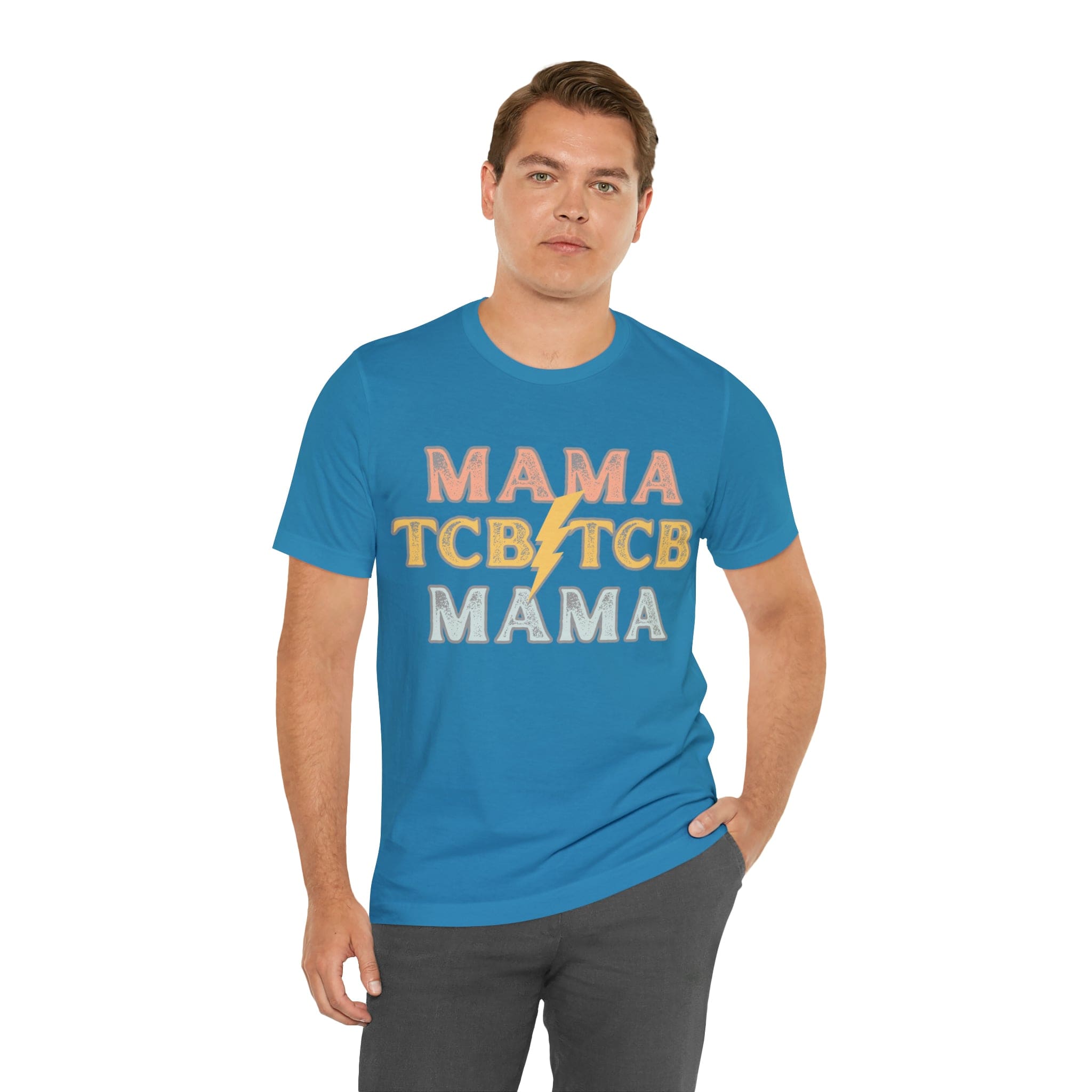 Printify T-Shirt Taking Care Business Mama Gray - Unisex Jersey Short Sleeve Tee