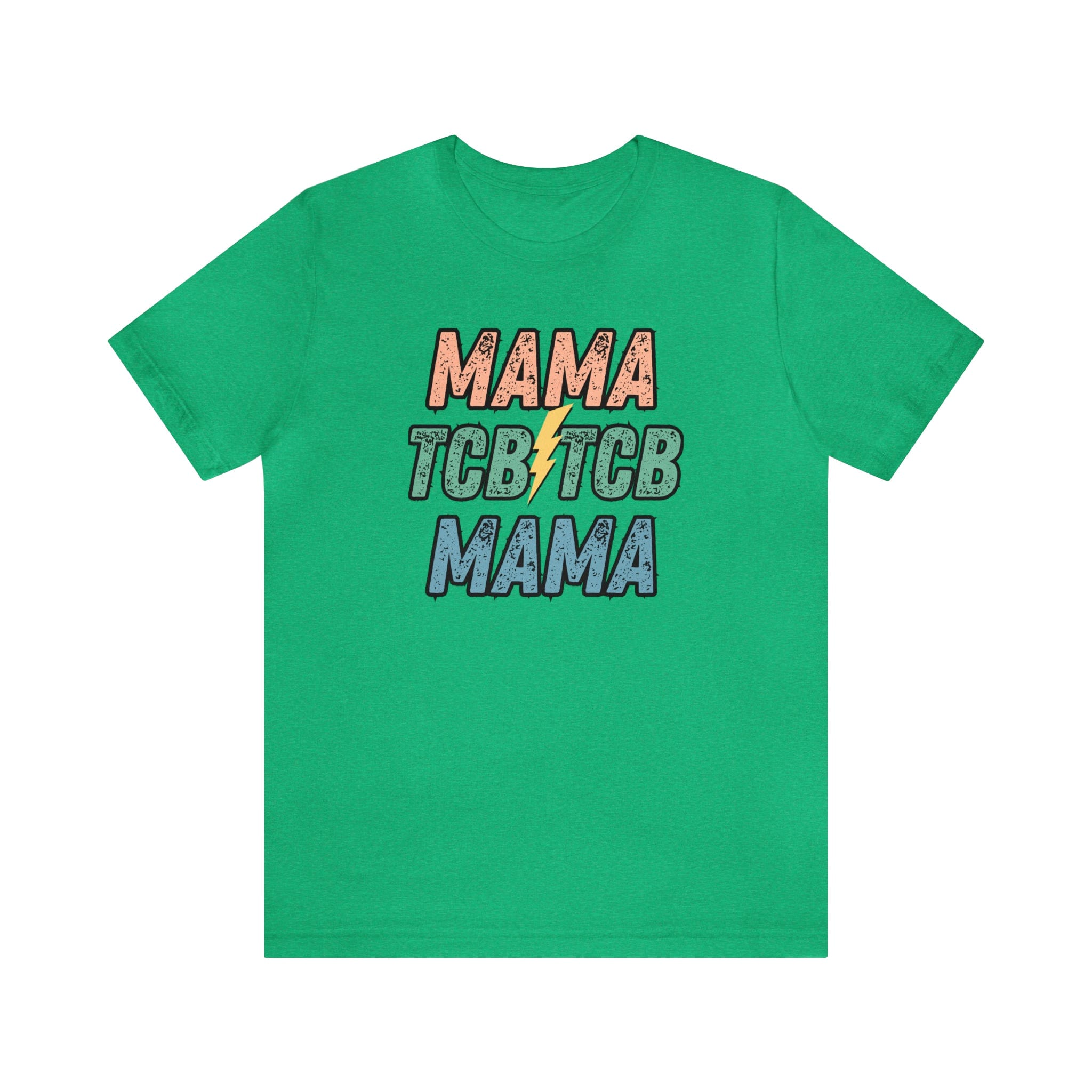 Printify T-Shirt TCB Mama Black - Jersey Short Sleeve Tee