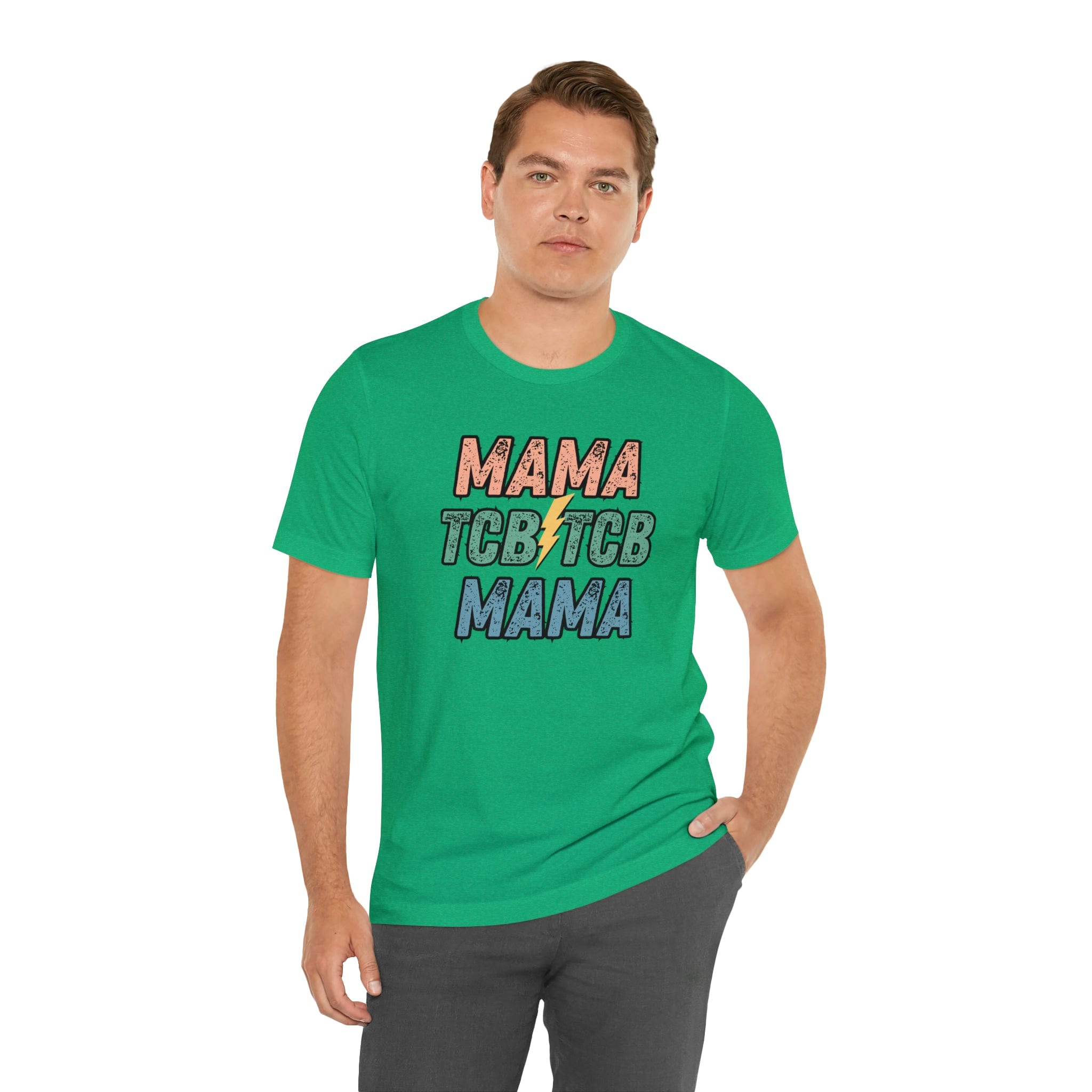 Printify T-Shirt TCB Mama Black - Jersey Short Sleeve Tee