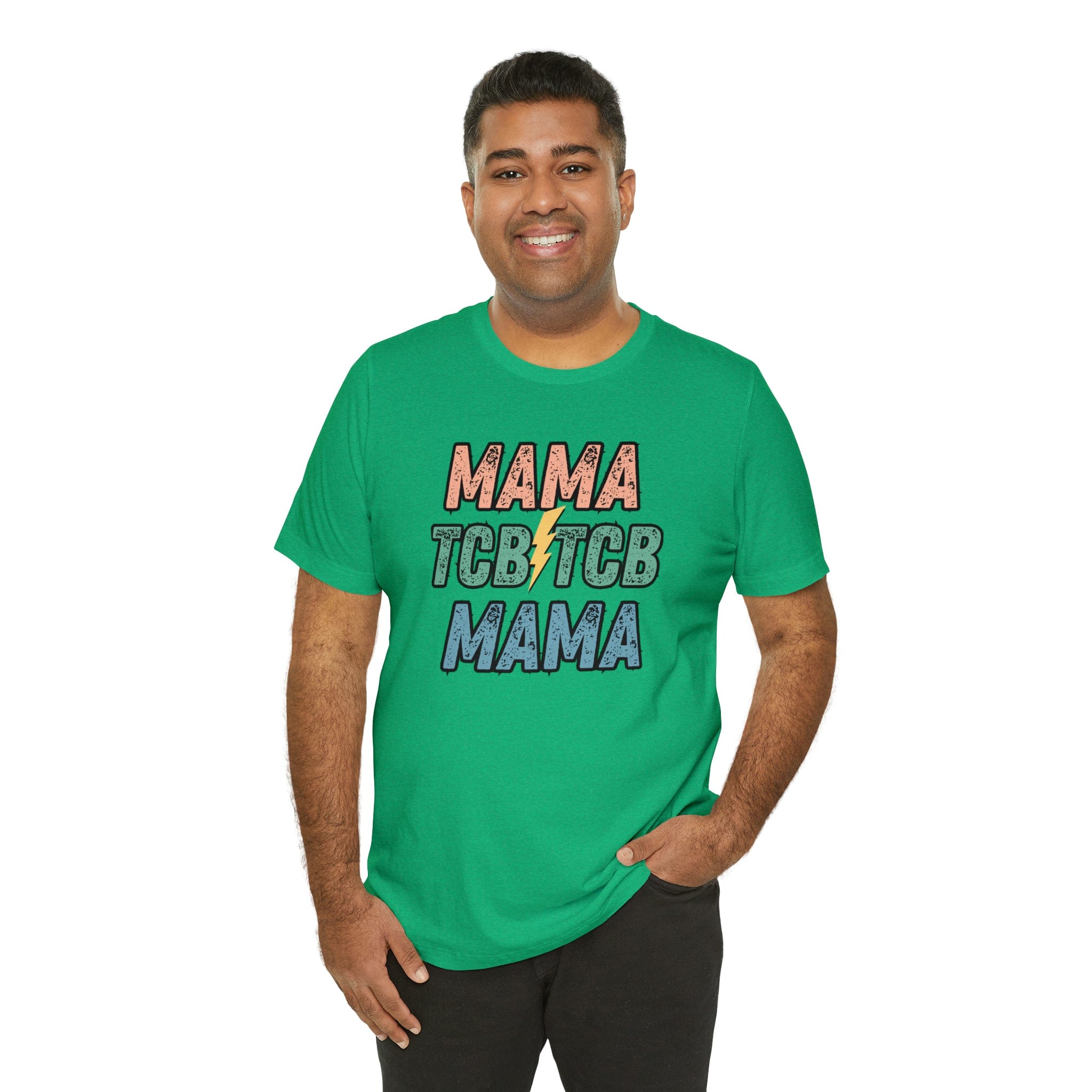 Printify T-Shirt TCB Mama Black - Jersey Short Sleeve Tee