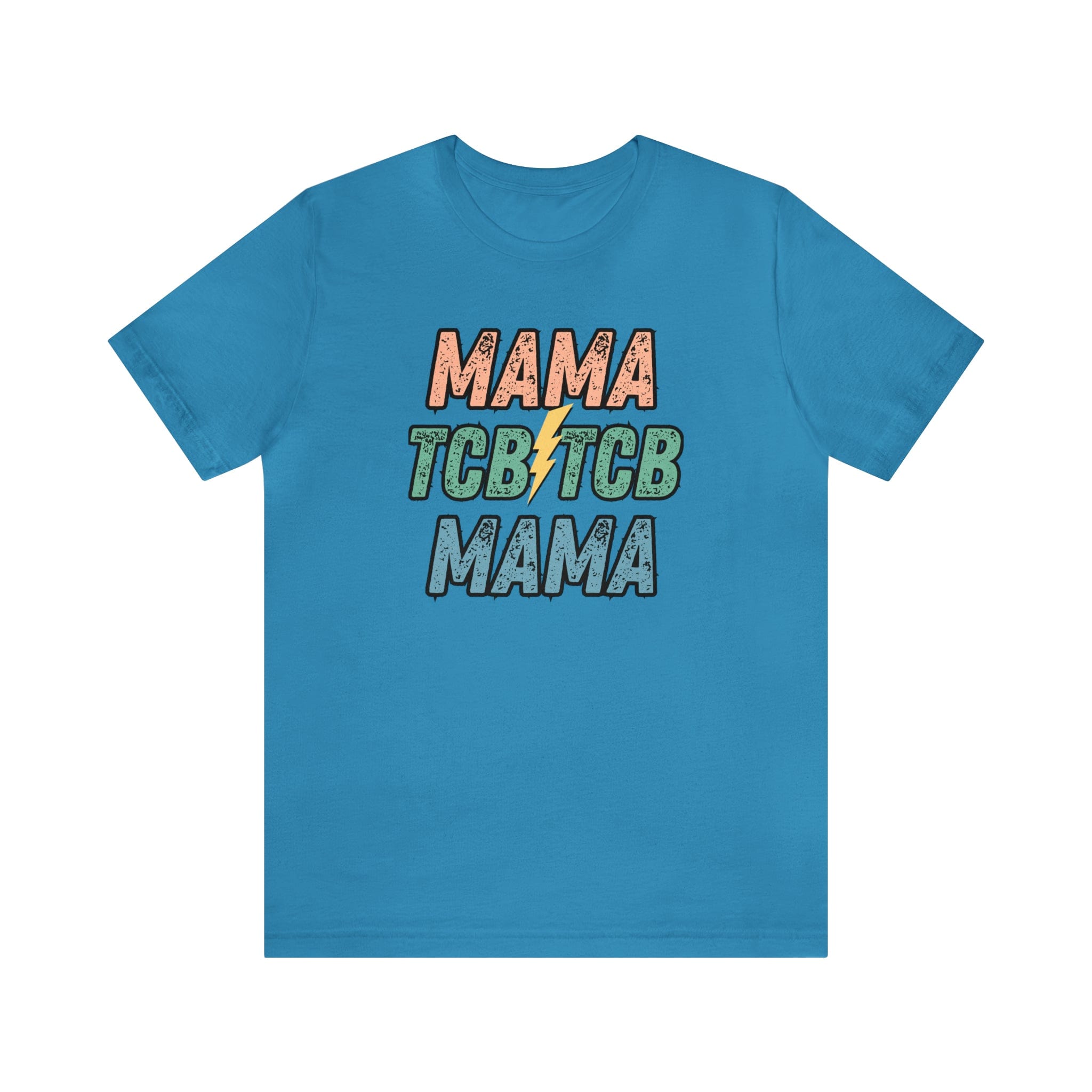 Printify T-Shirt TCB Mama Black - Jersey Short Sleeve Tee