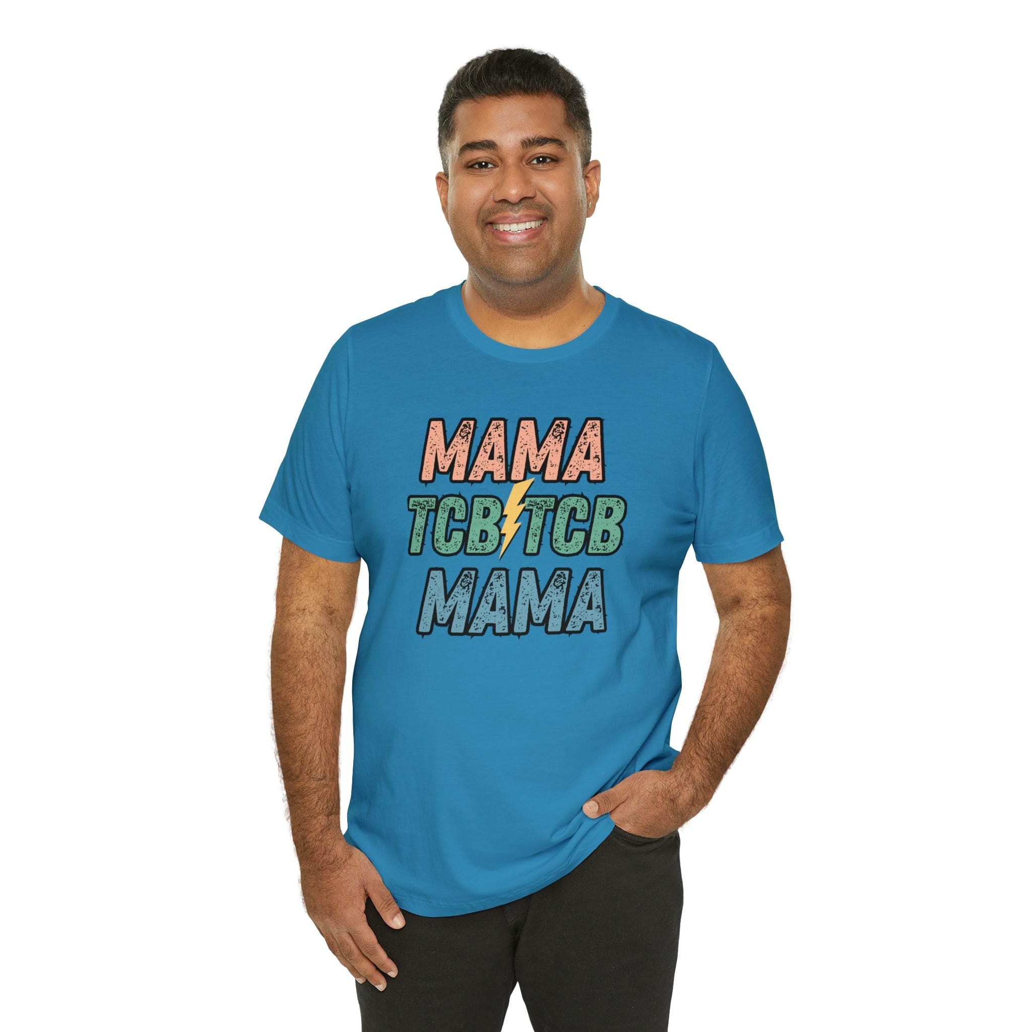 Printify T-Shirt TCB Mama Black - Jersey Short Sleeve Tee